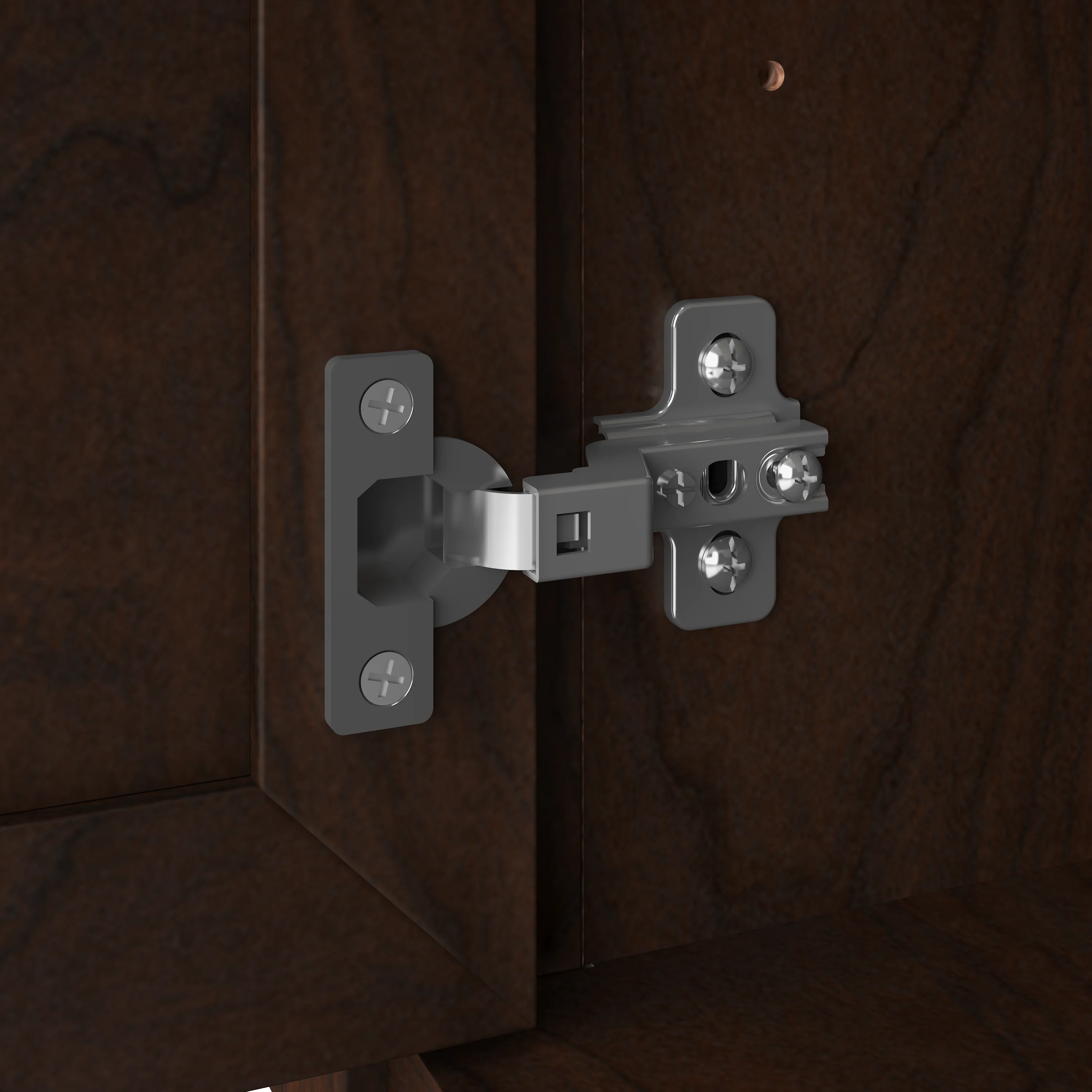 Key West Tall TV Stand with Set of 2 Bookcases