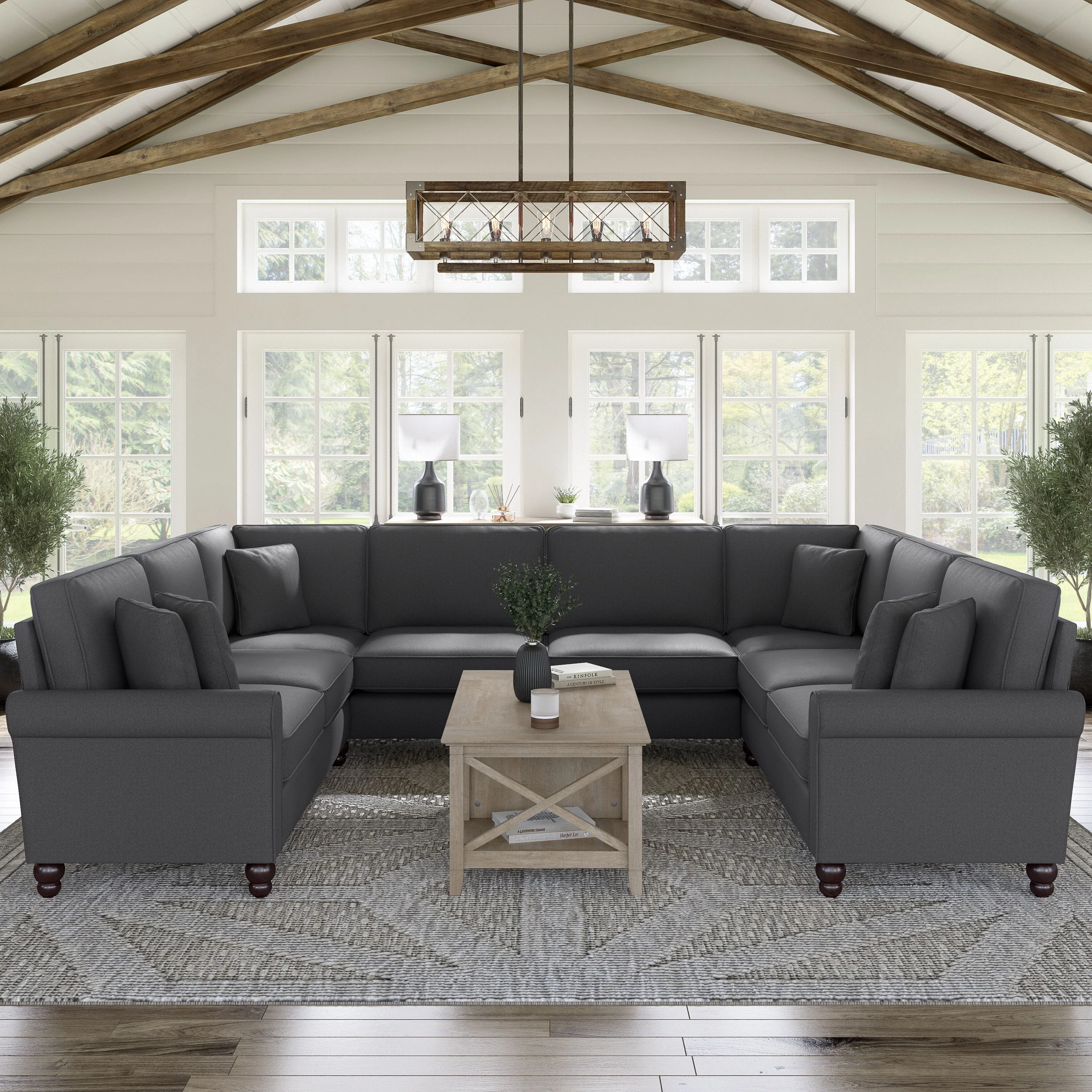 Hudson 125W U Shaped Sectional Couch