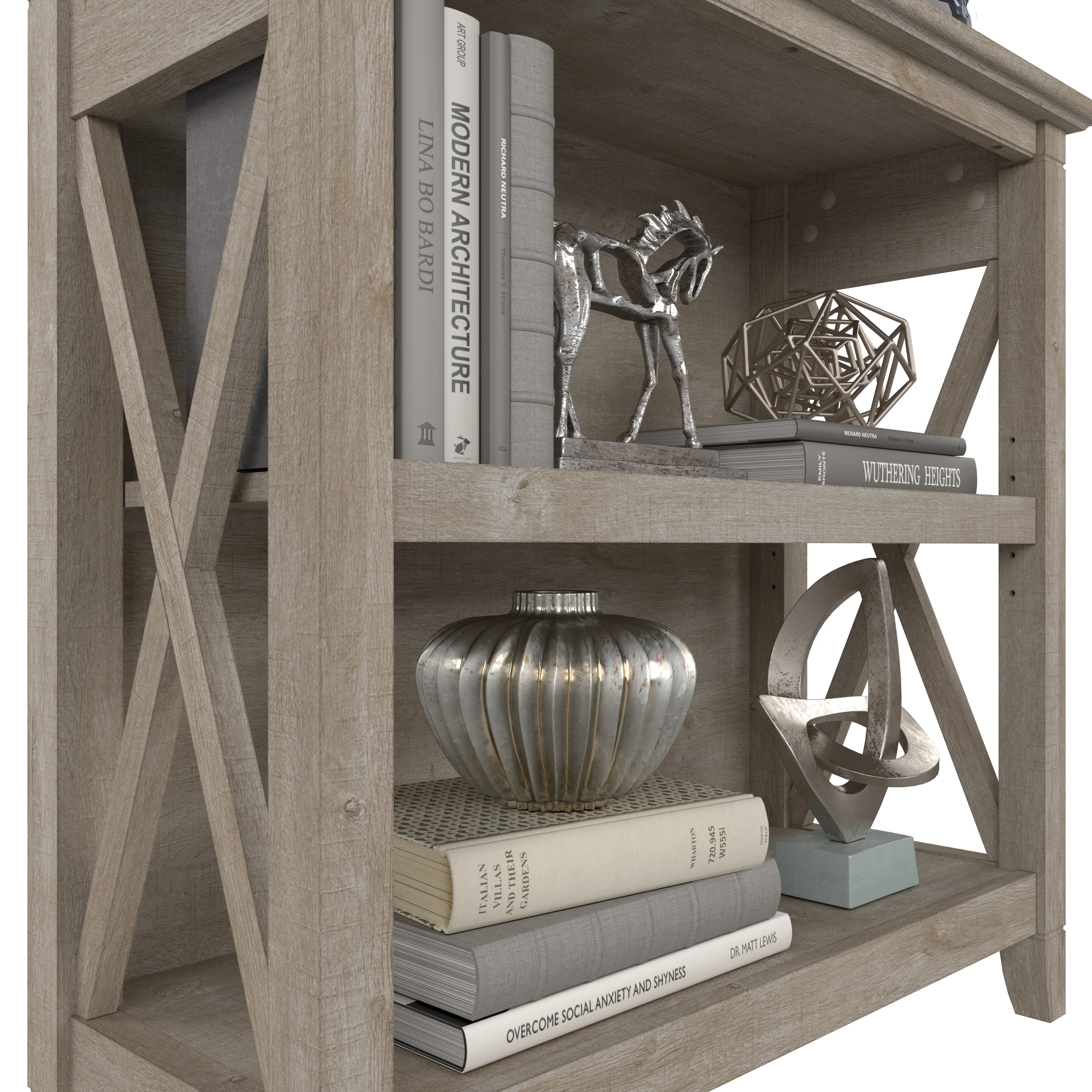 Key West Small 2 Shelf Bookcase