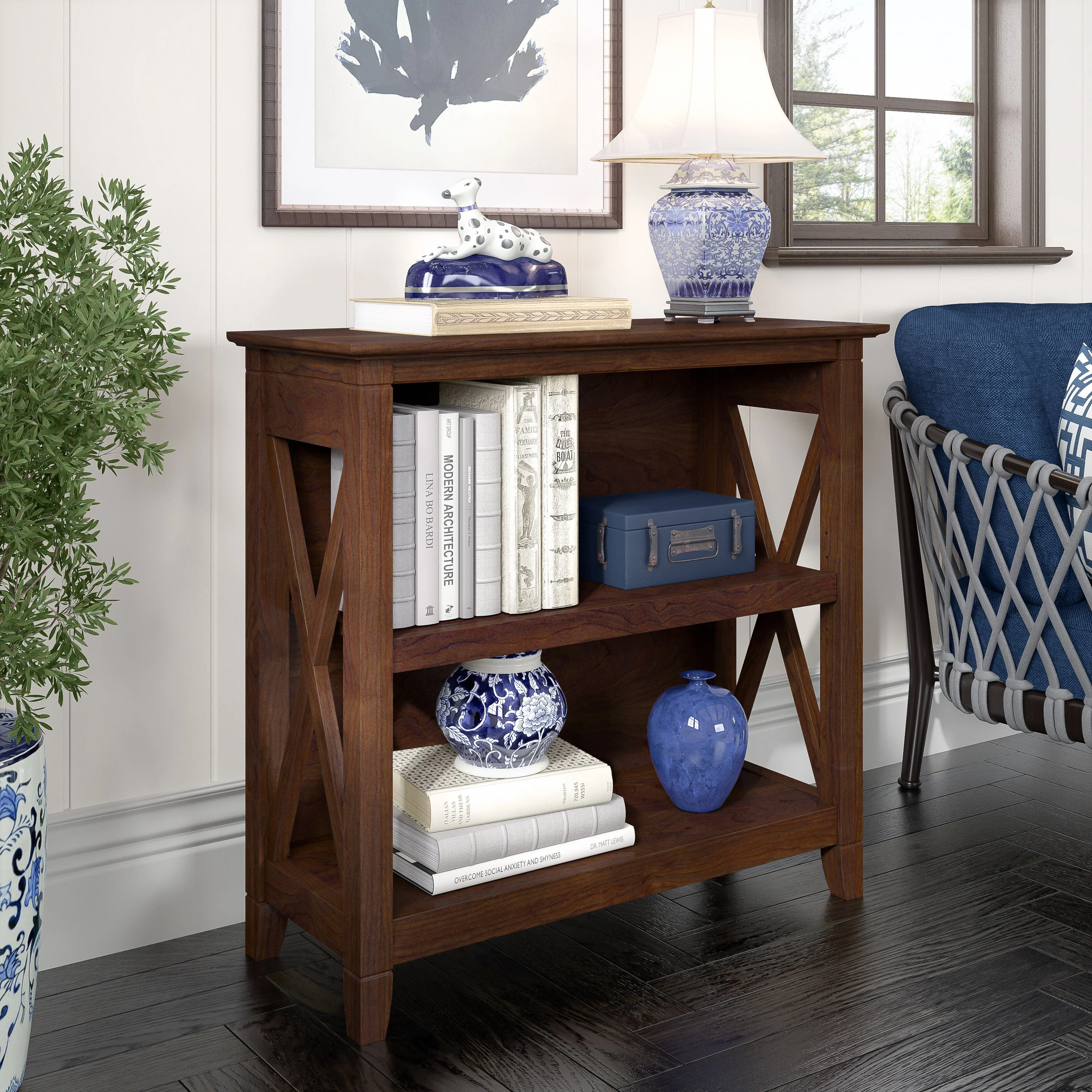 Key West Small 2 Shelf Bookcase