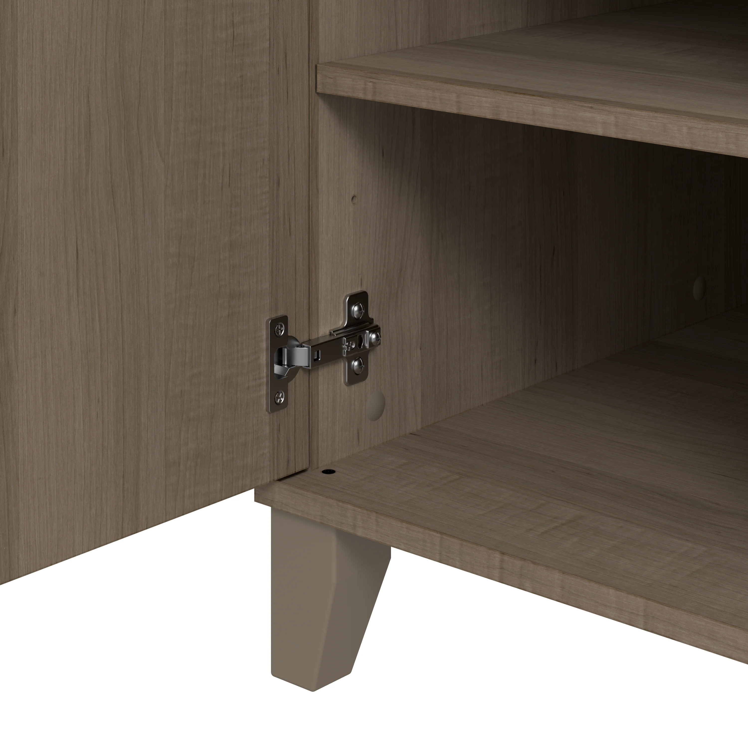 Somerset 54W Office Desk with Drawer and Storage Cabinet