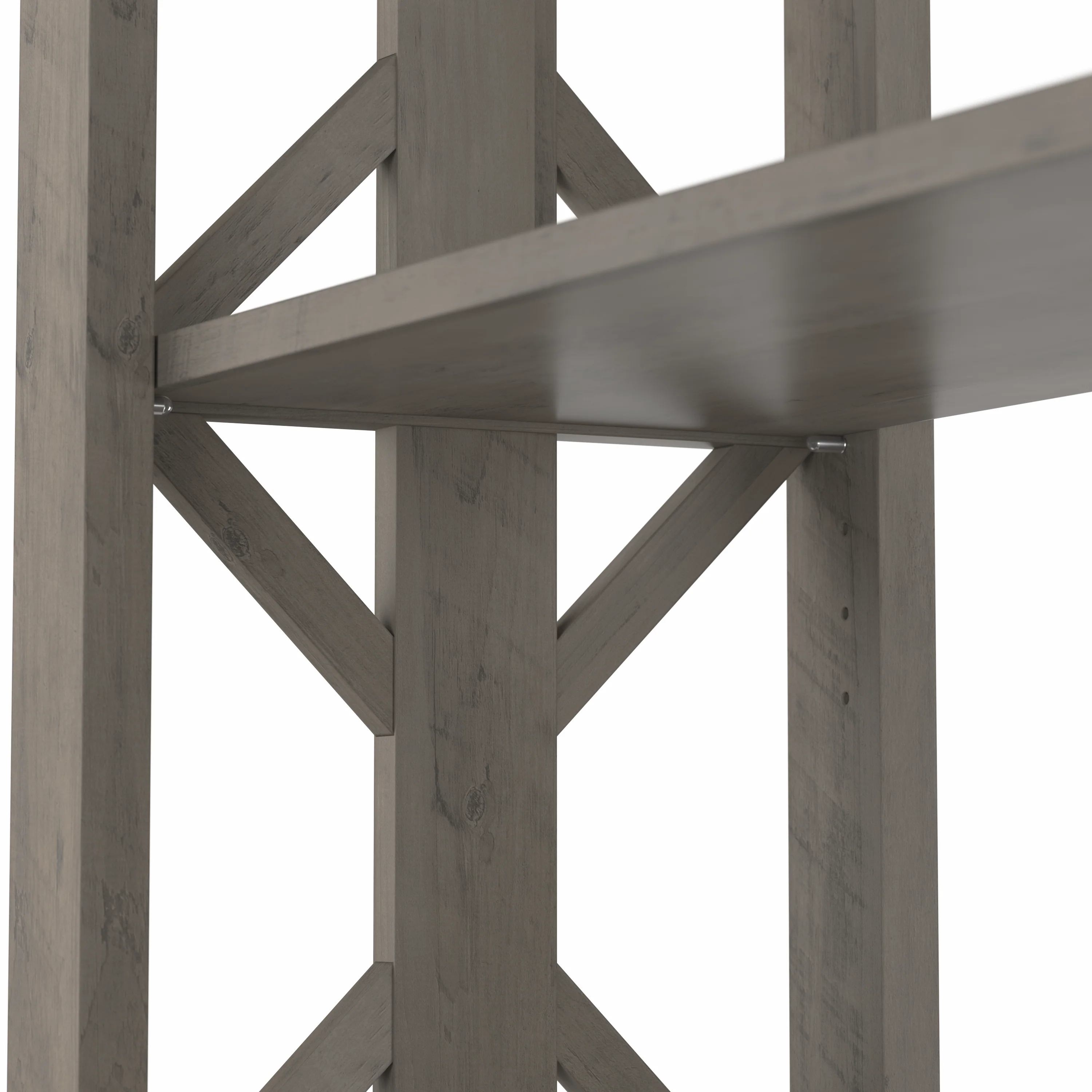 Homestead Console Table with Shelves