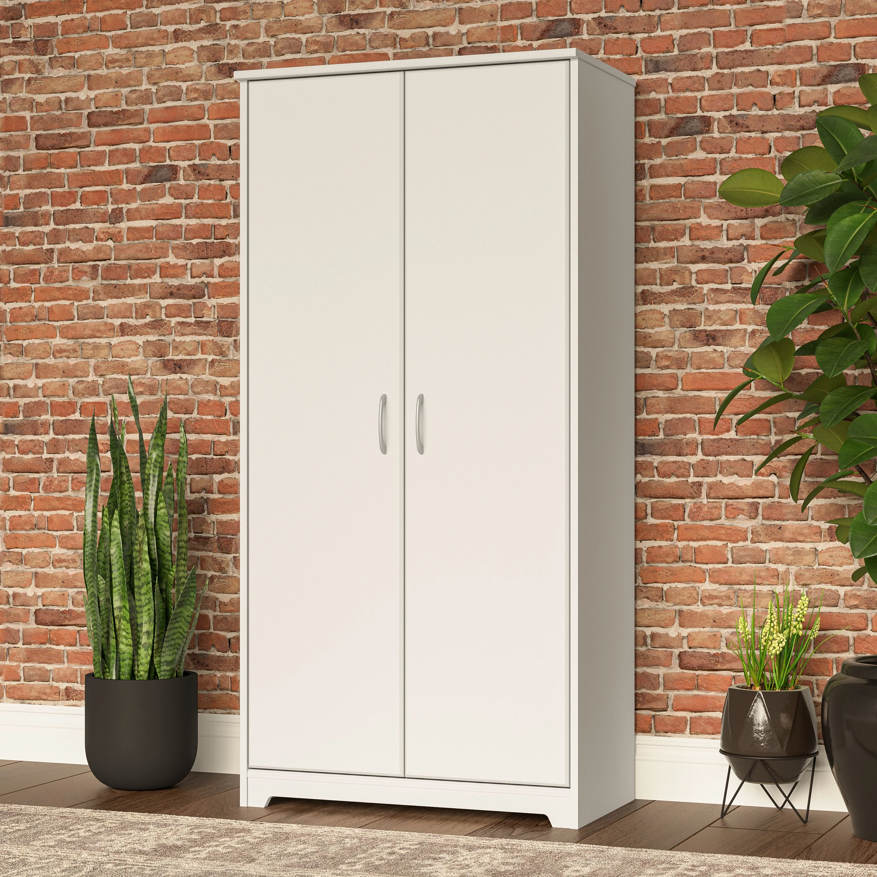 Cabot Tall Storage Cabinet with Doors