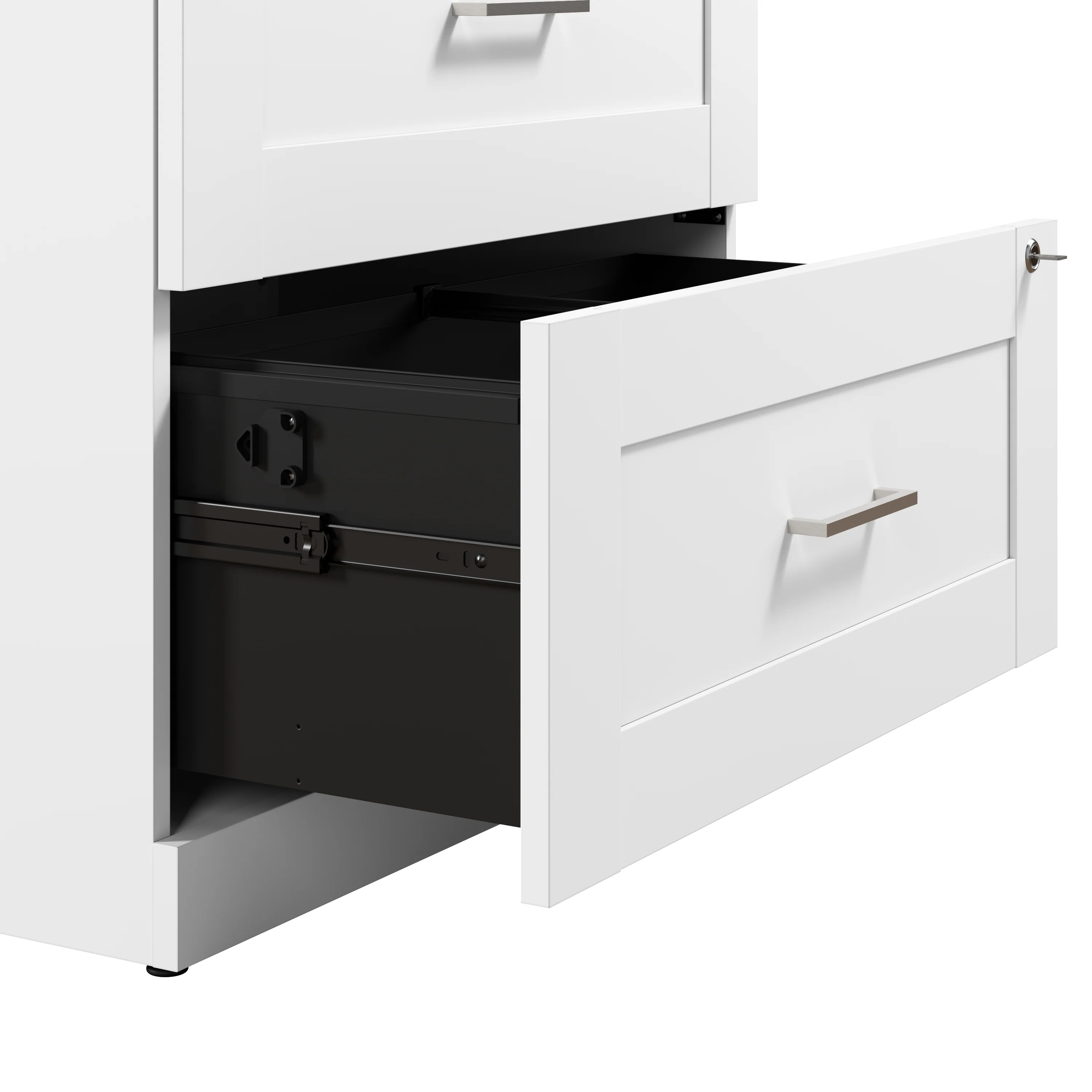 Hampton Heights 30W 2 Drawer Lateral File Cabinet with Hutch