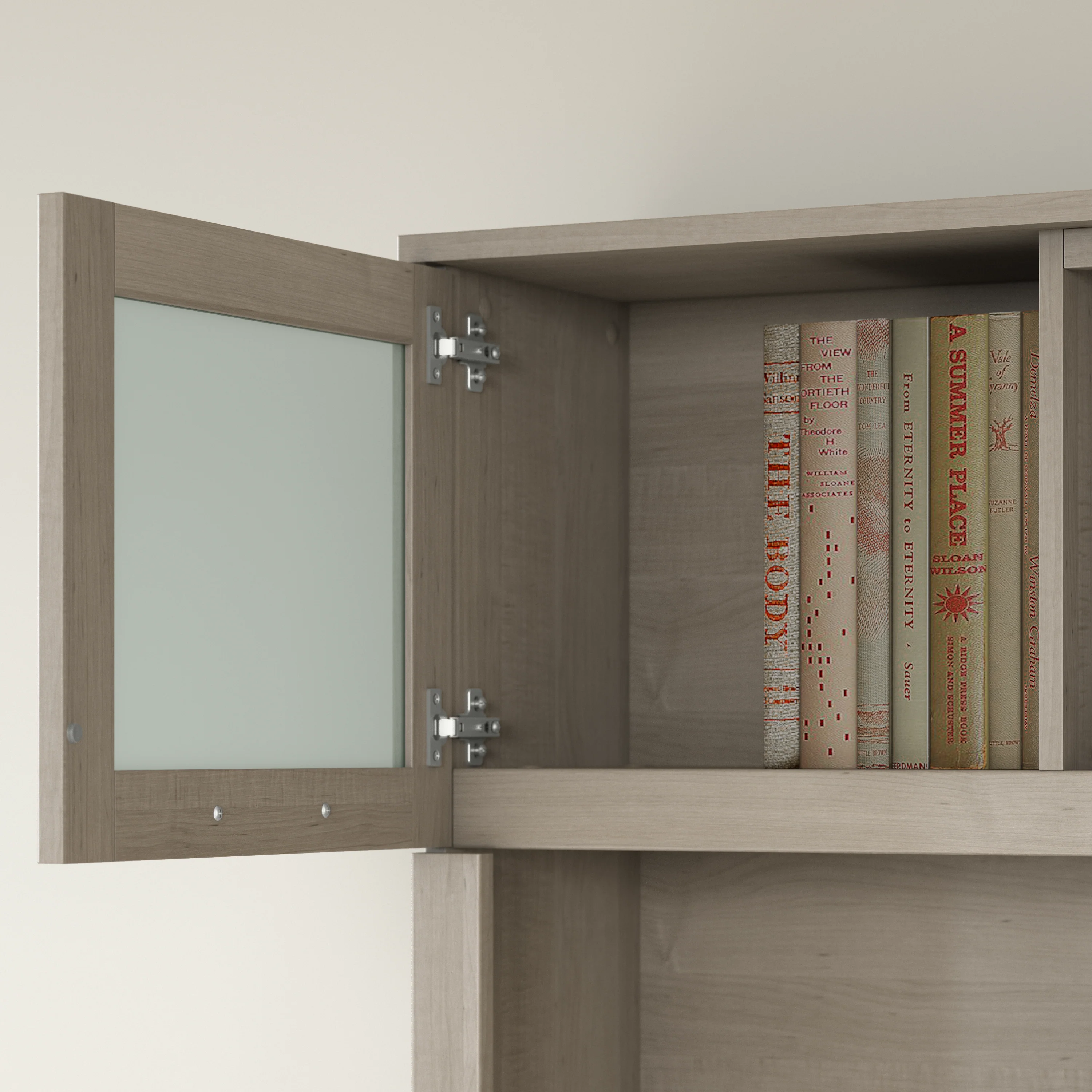 Somerset 72W Office Desk with Drawers and Hutch