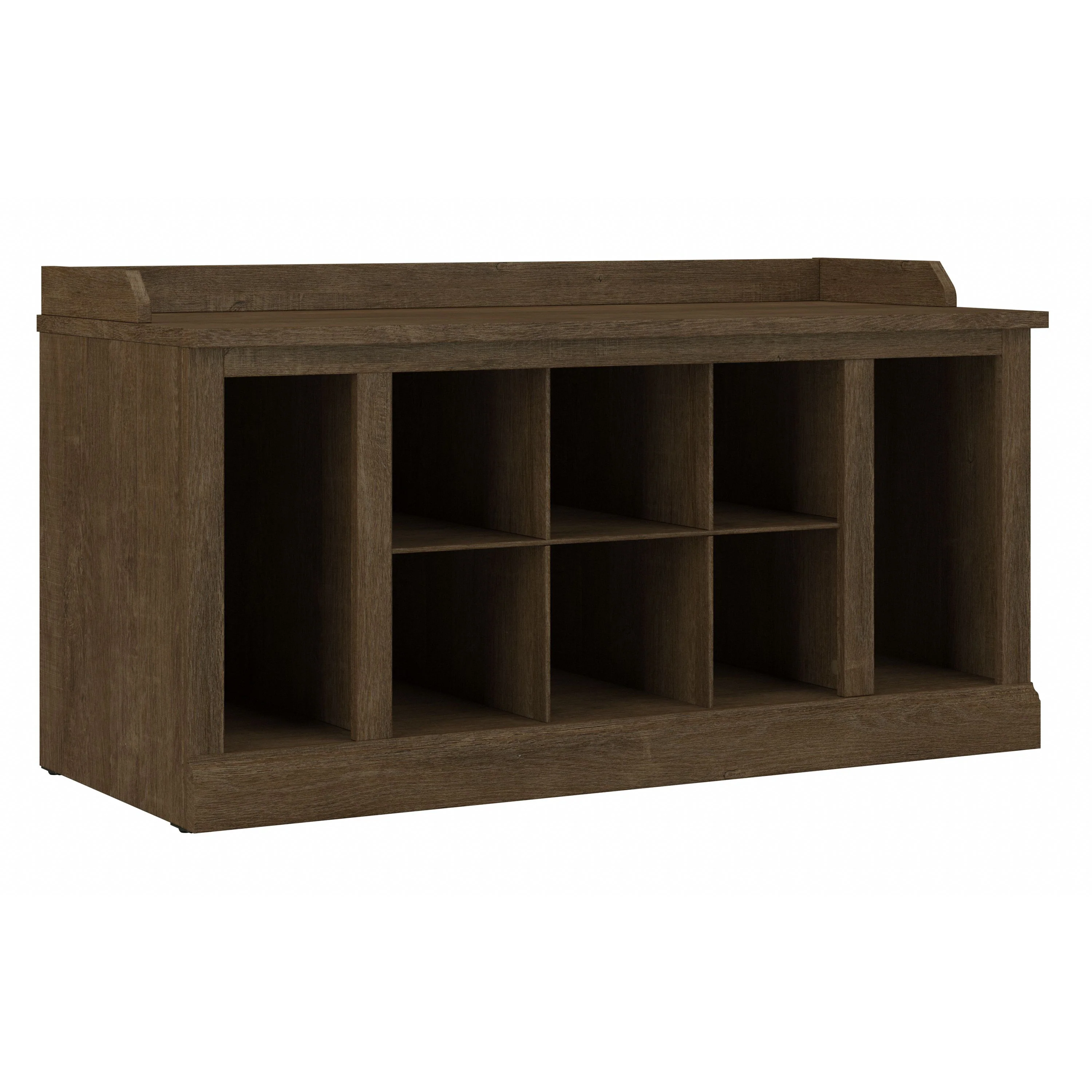 Woodland 40W Shoe Storage Bench with Shelves