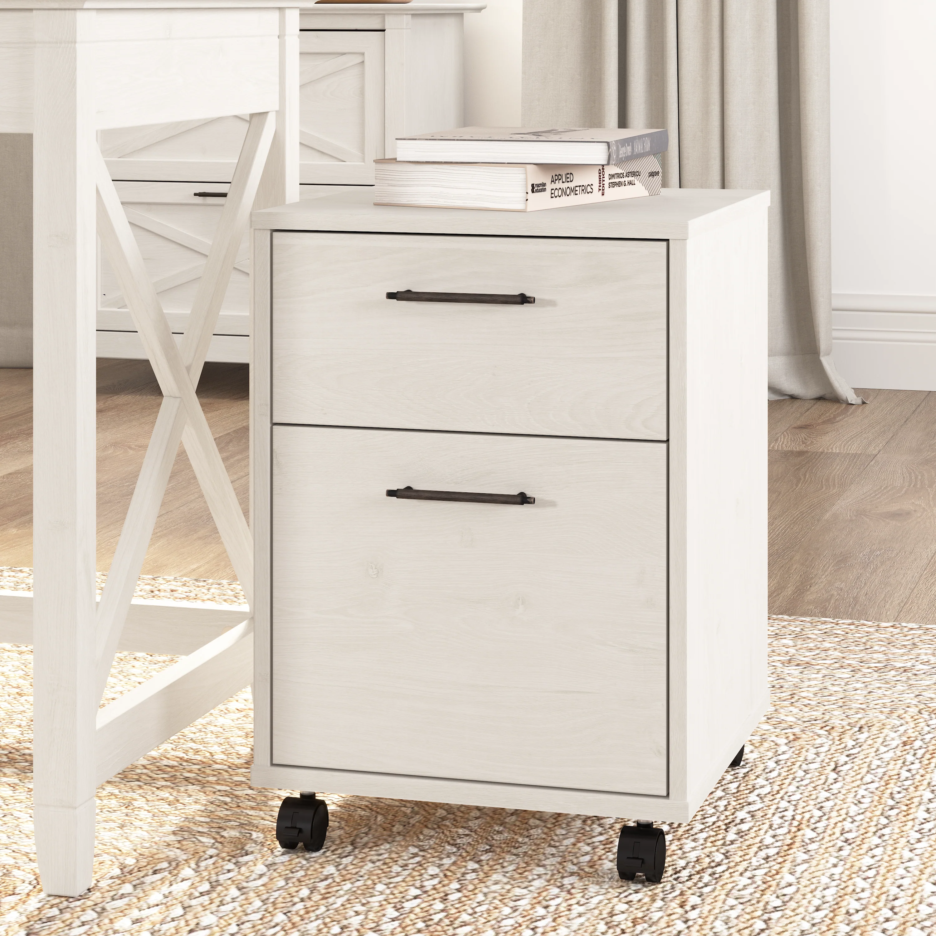 Key West 2 Drawer Mobile File Cabinet