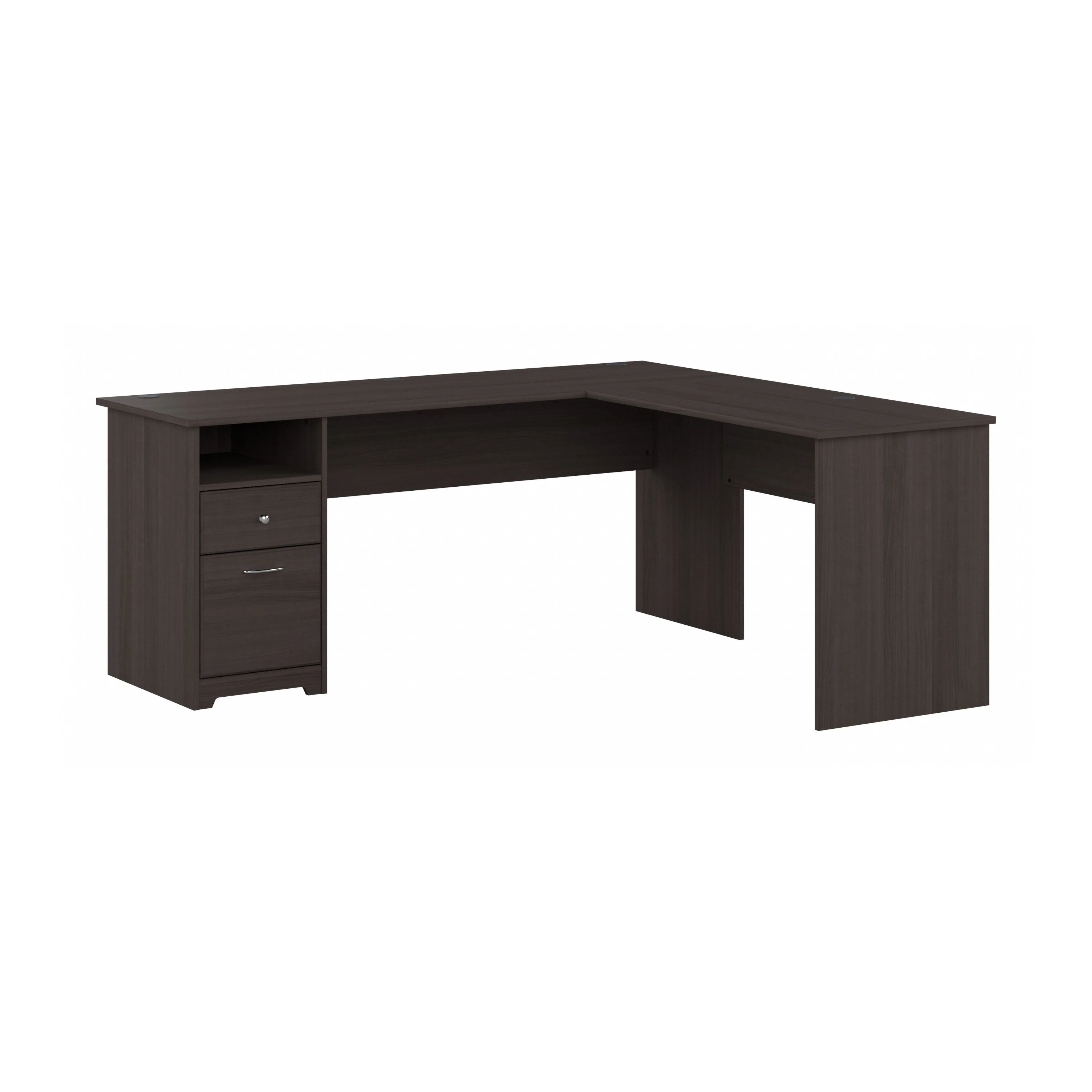 Cabot 72W L Shaped Computer Desk with Drawers