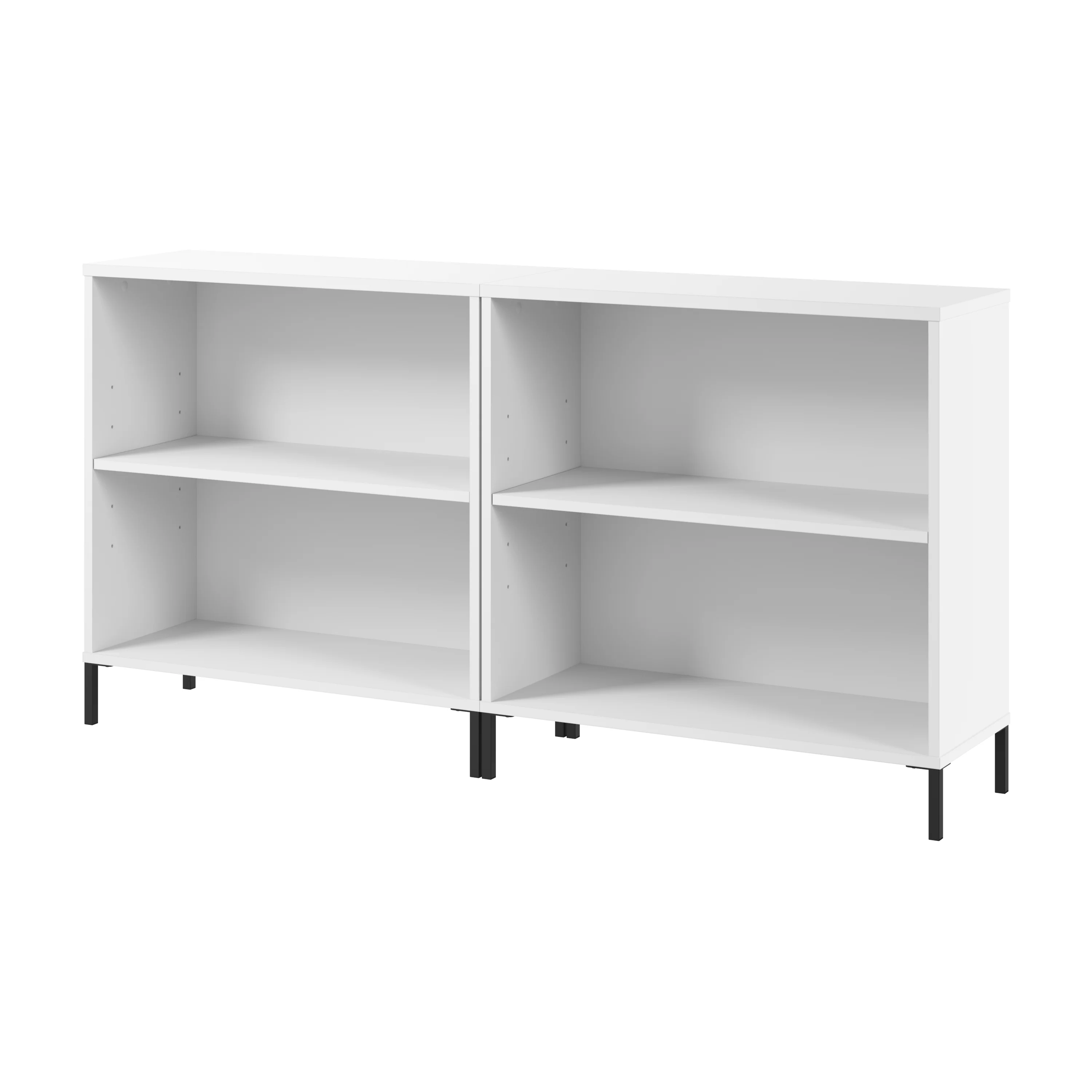 Soho 2 Shelf Bookcase - Set of 2
