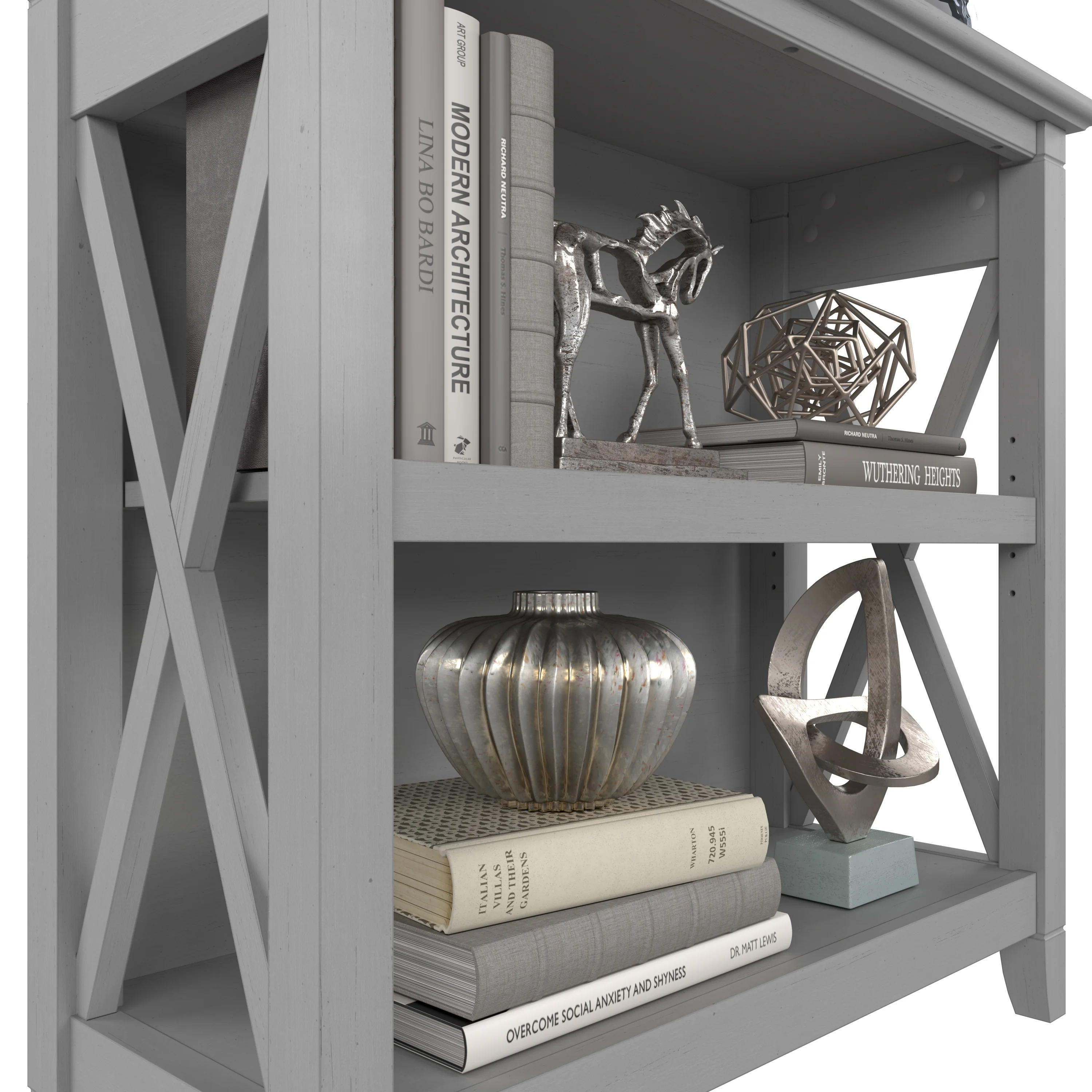 Key West Small 2 Shelf Bookcase