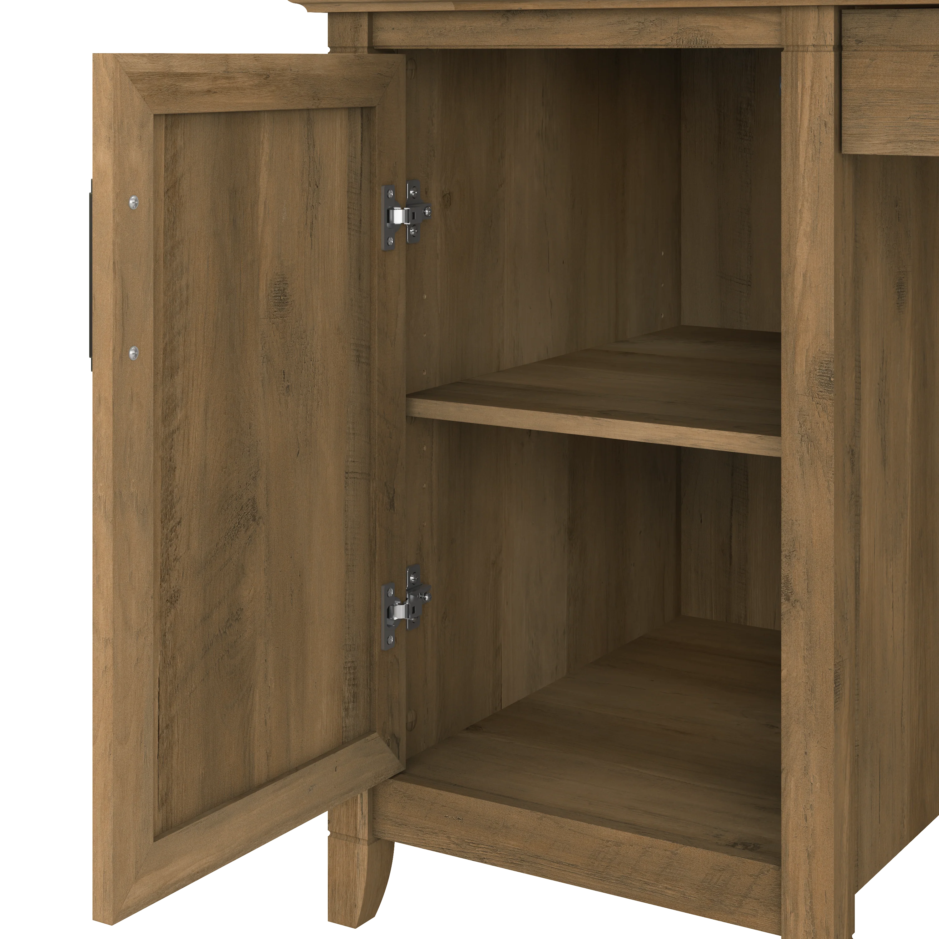 Key West 54W Computer Desk with Keyboard Tray and Storage