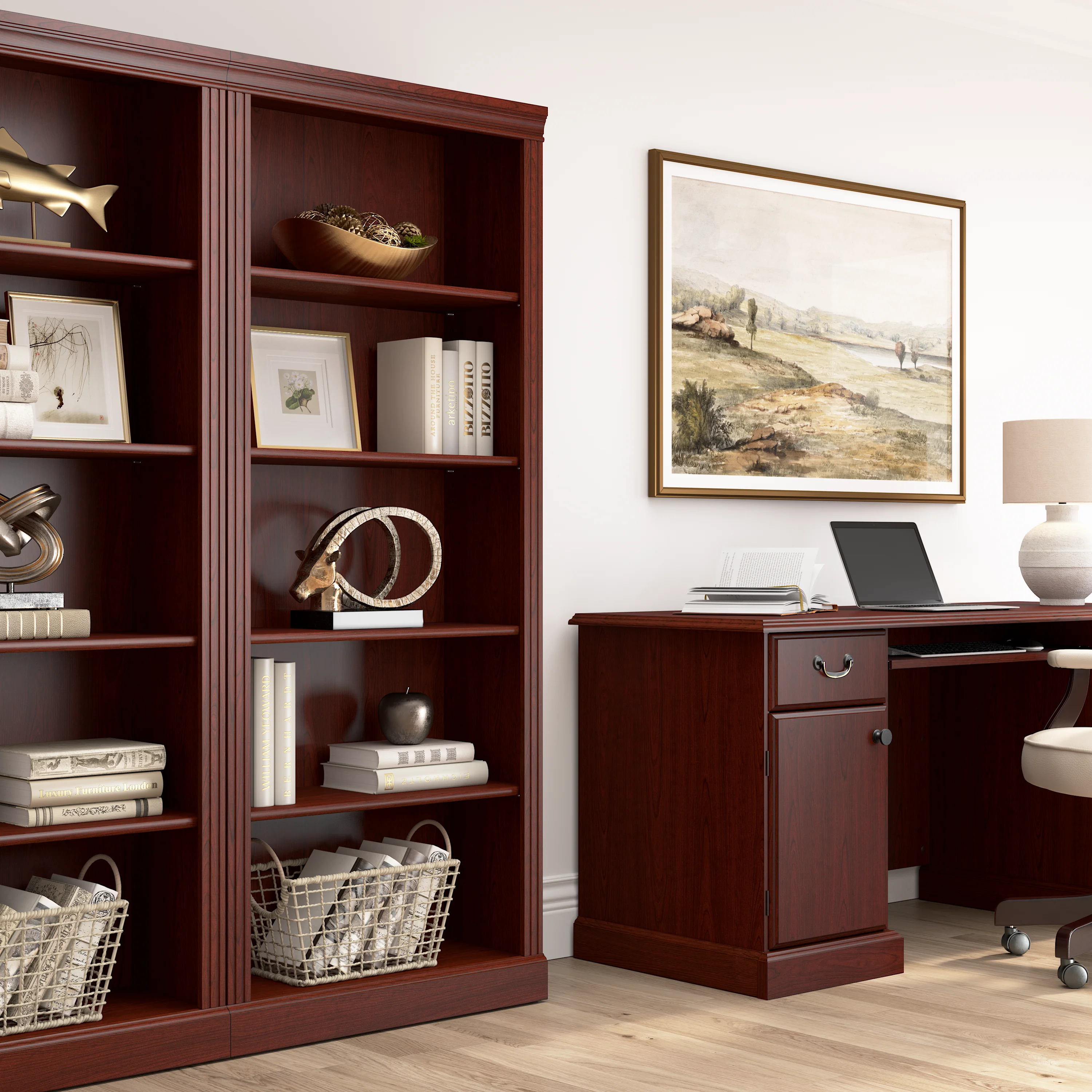 Arlington Tall 5 Shelf Bookcase