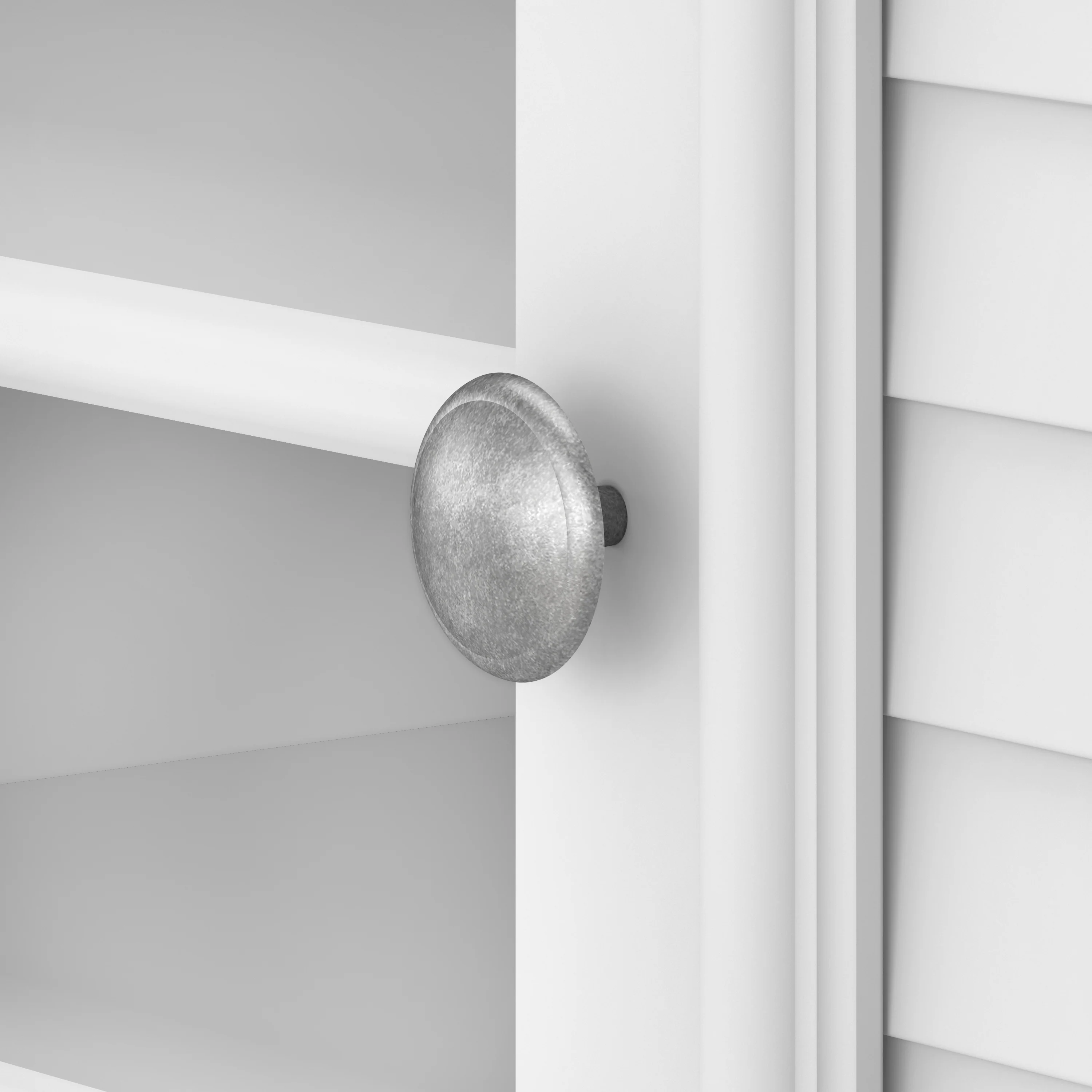 Fairview 60W L Shaped Desk with Hutch and 5 Shelf Bookcase