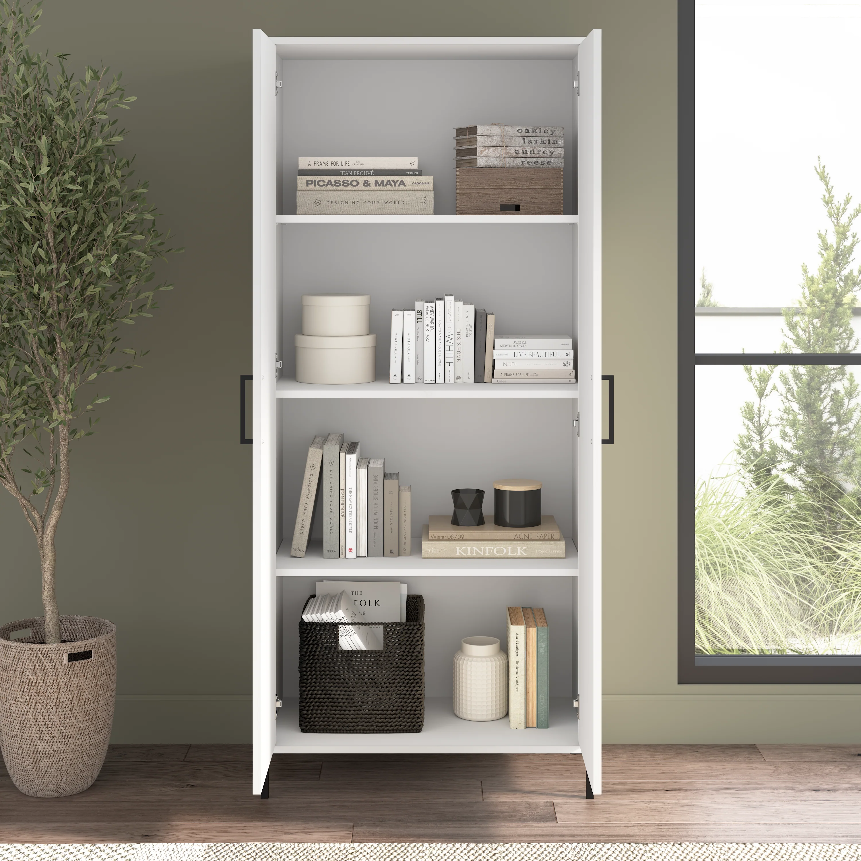 Soho Tall Storage Cabinet with Doors