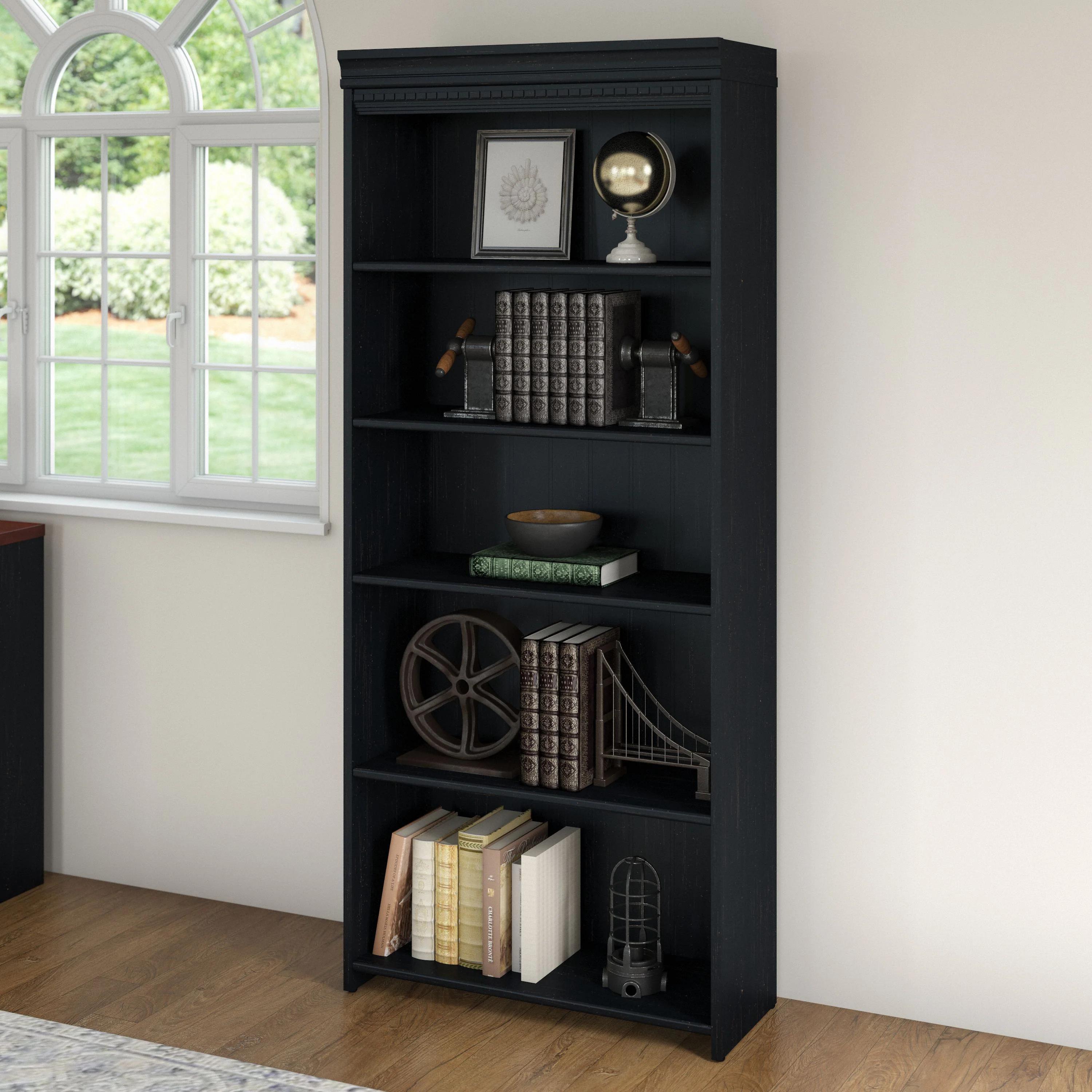 Fairview Tall 5 Shelf Bookcase