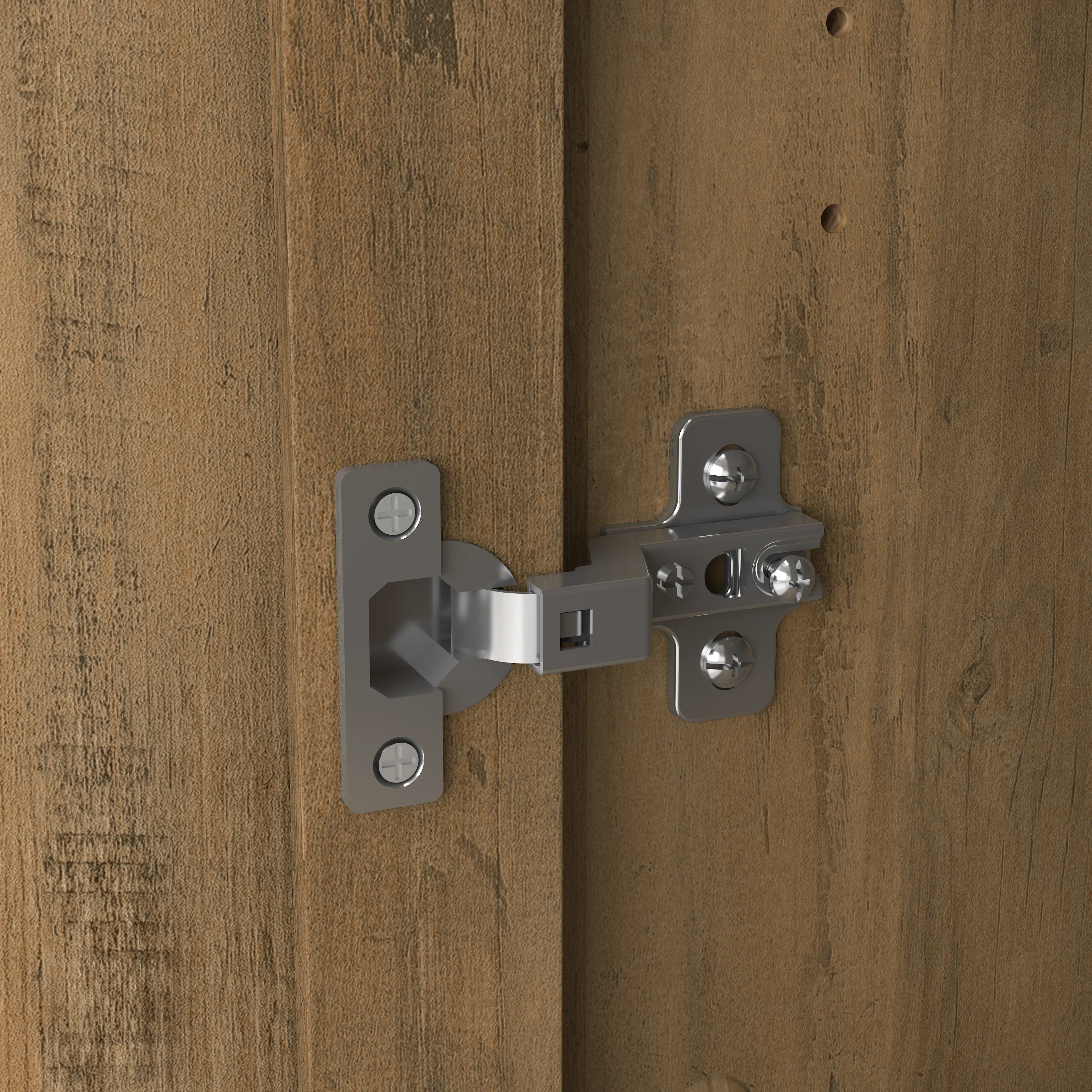 Key West Tall Bathroom Cabinet with Doors and Shelves