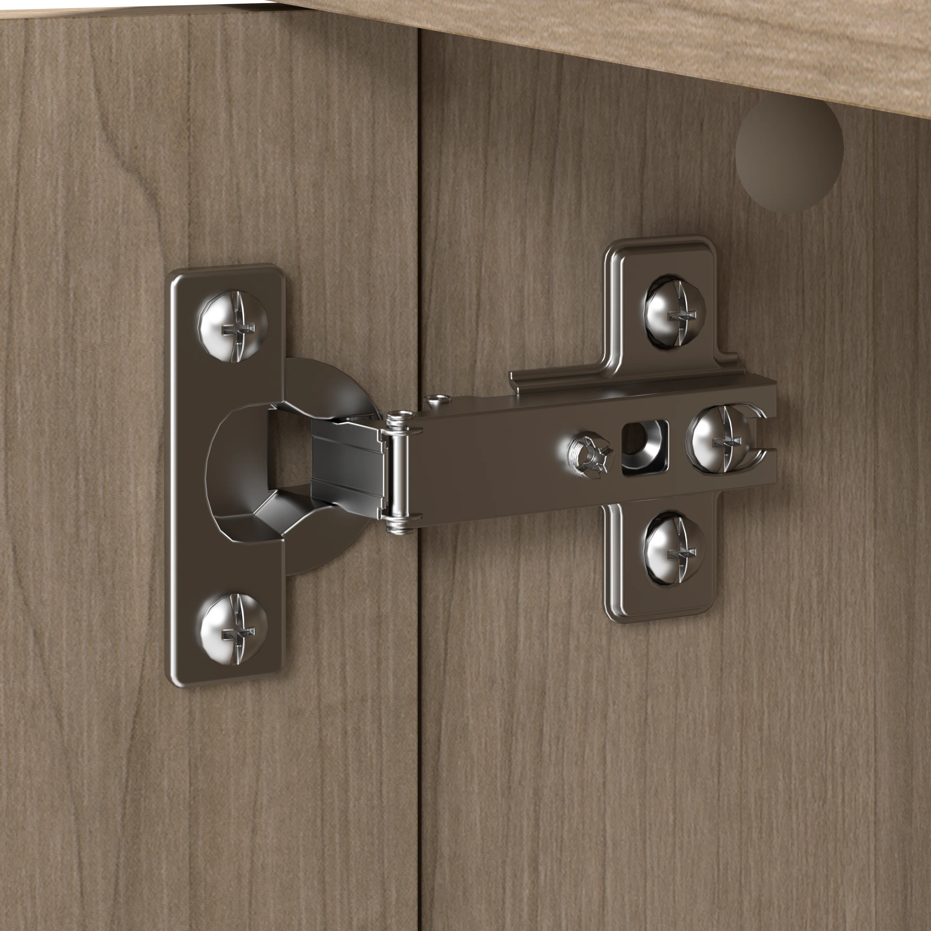 Somerset Small Storage Cabinet with Doors and Shelves