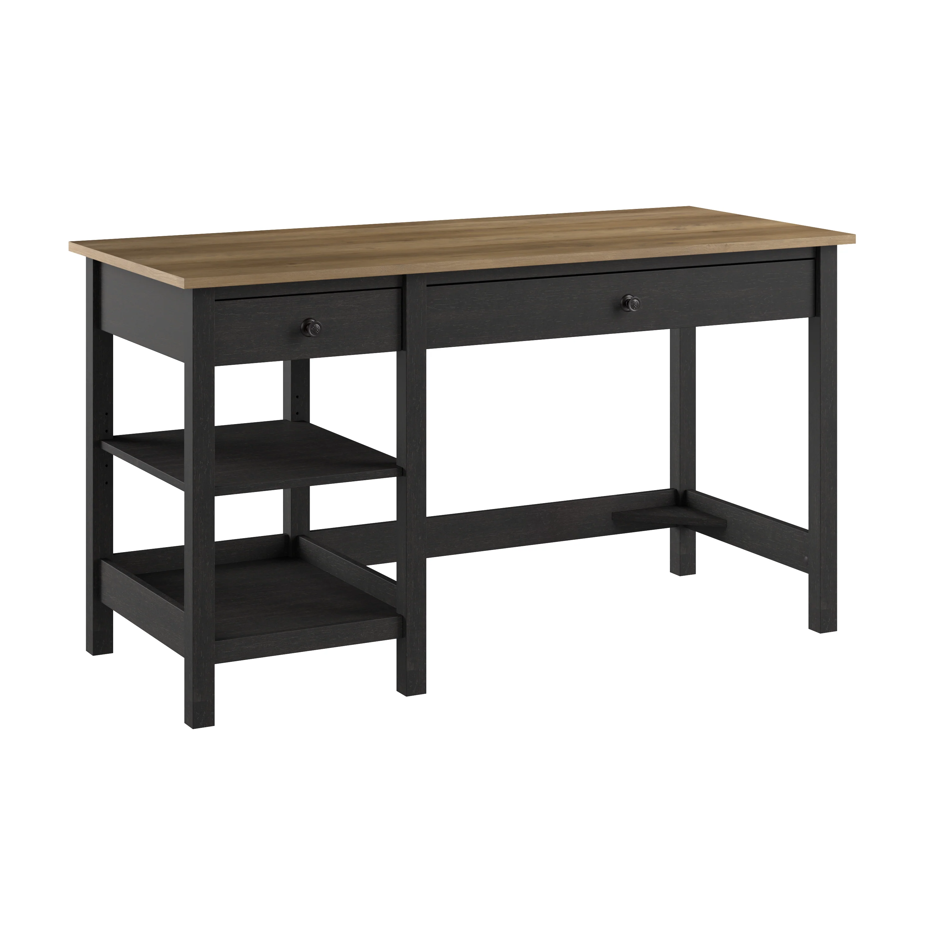 Mayfield 54W Computer Desk with Shelves