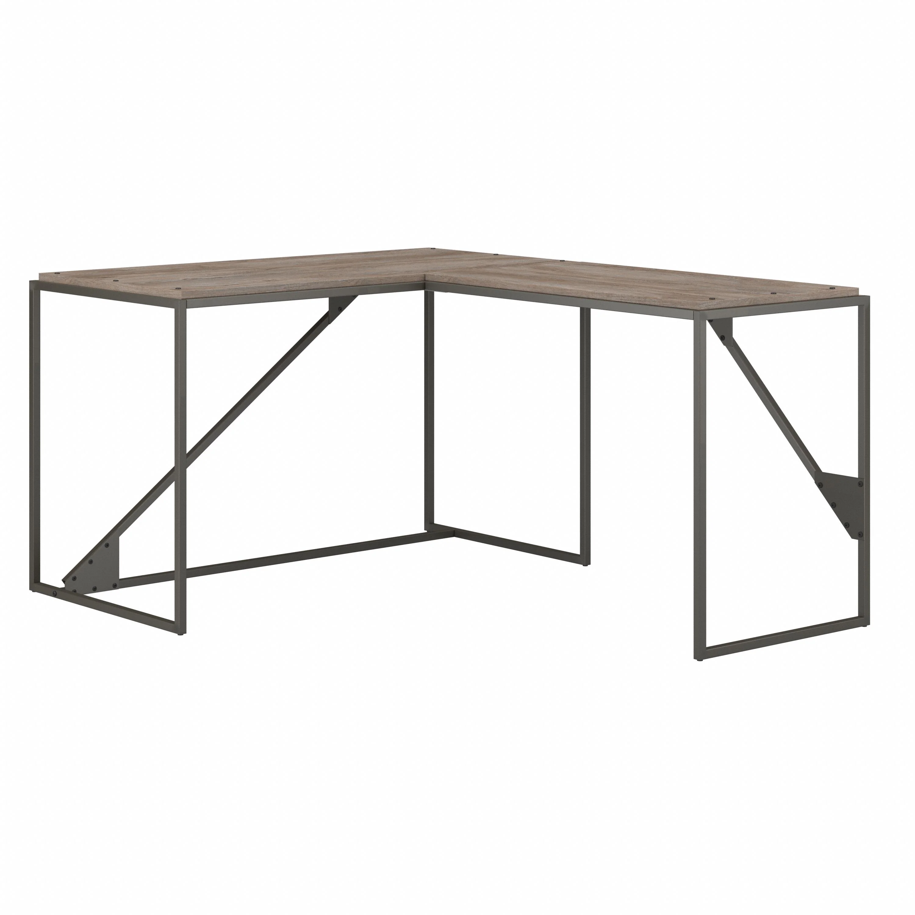 Refinery 50W L Shaped Industrial Desk