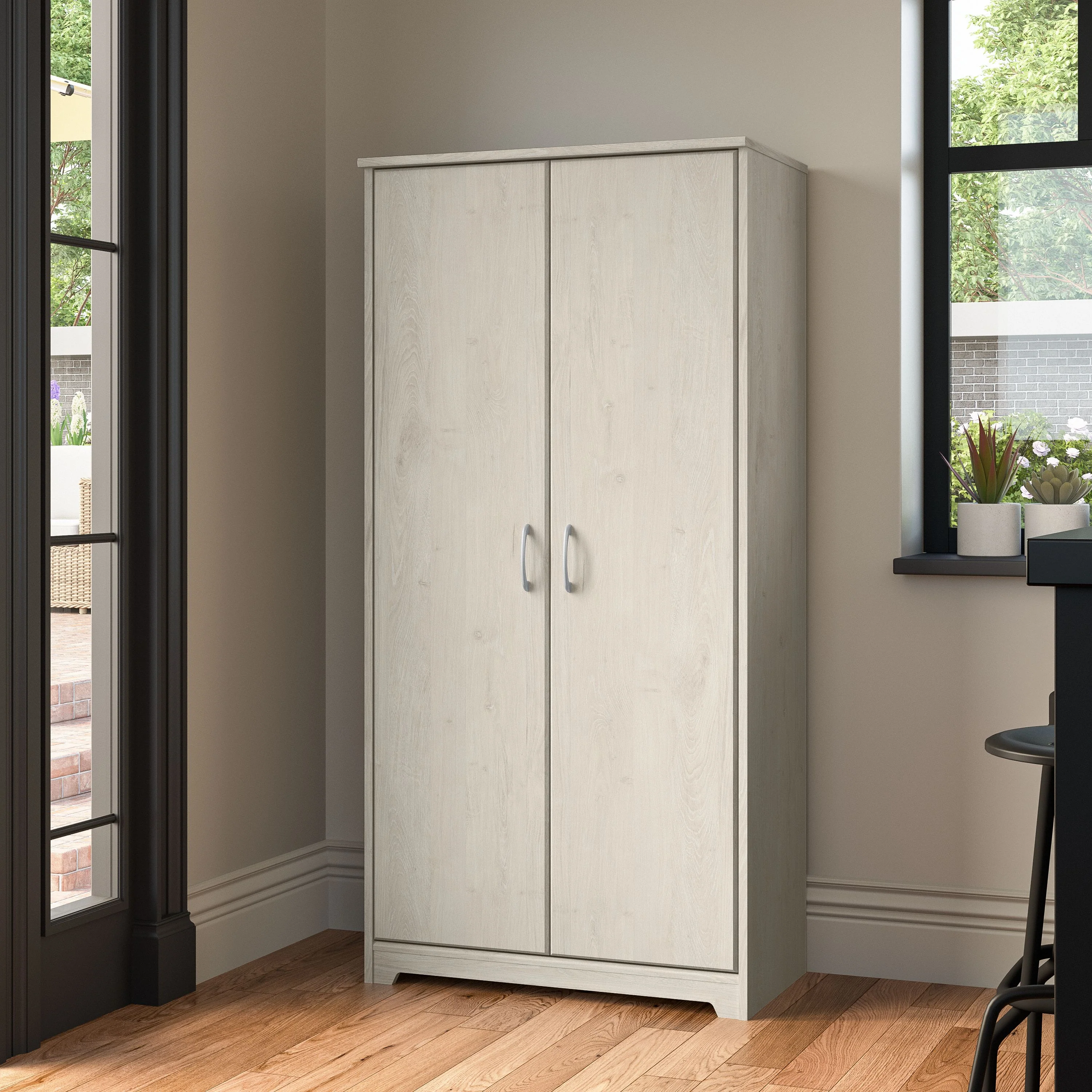 Cabot Tall Storage Cabinet with Doors