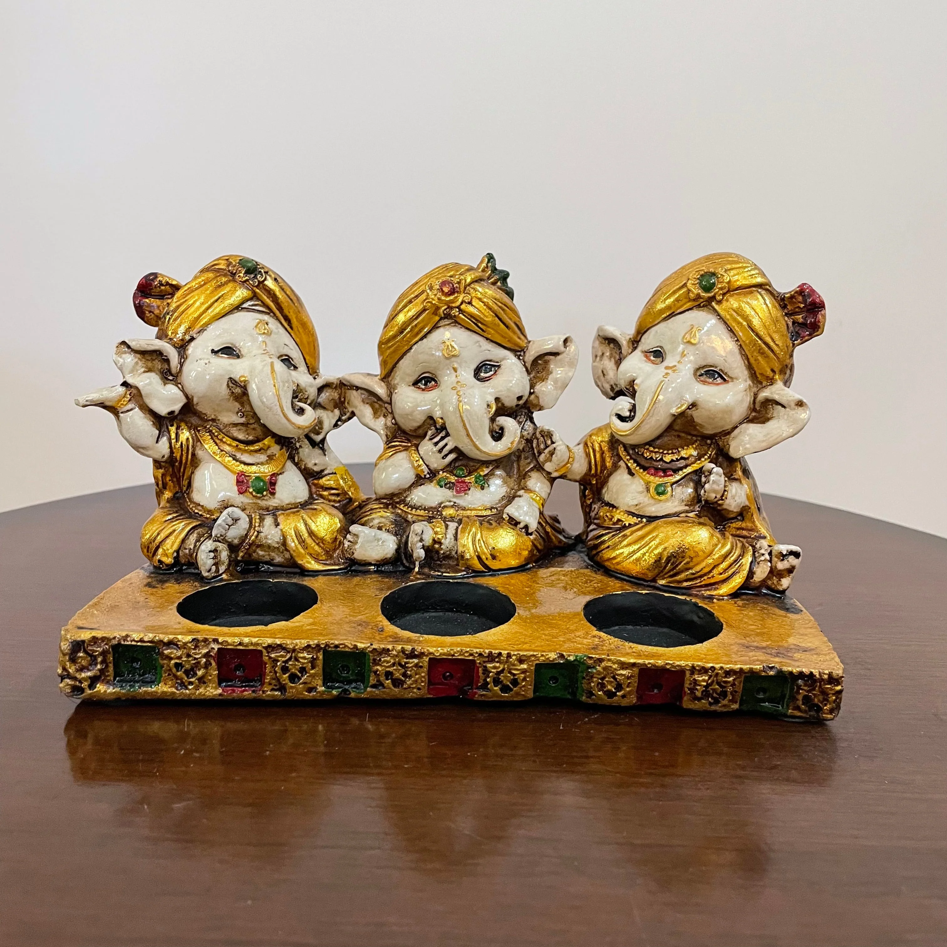 Baby Ganesha Candle Holder