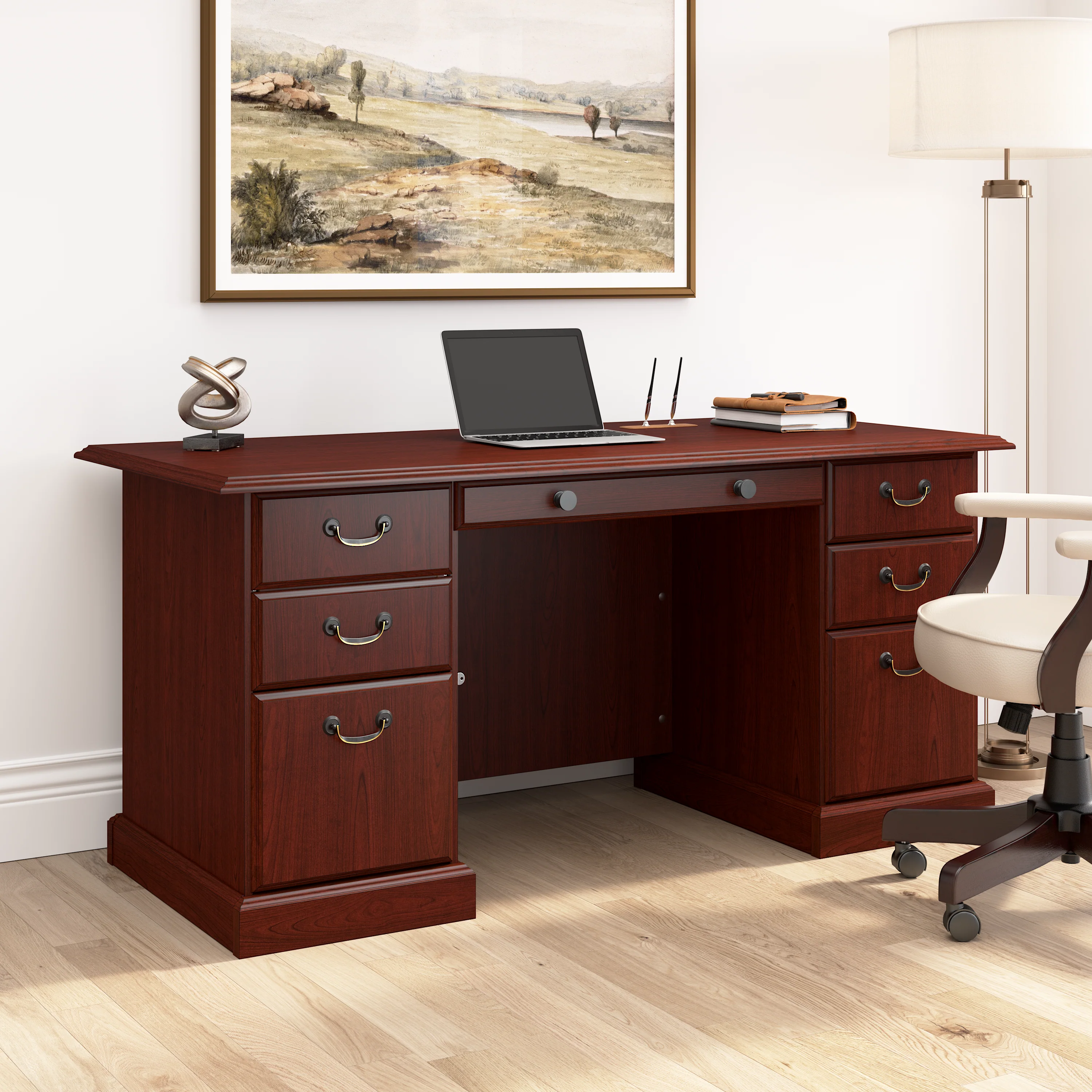 Arlington Executive Desk with Drawers