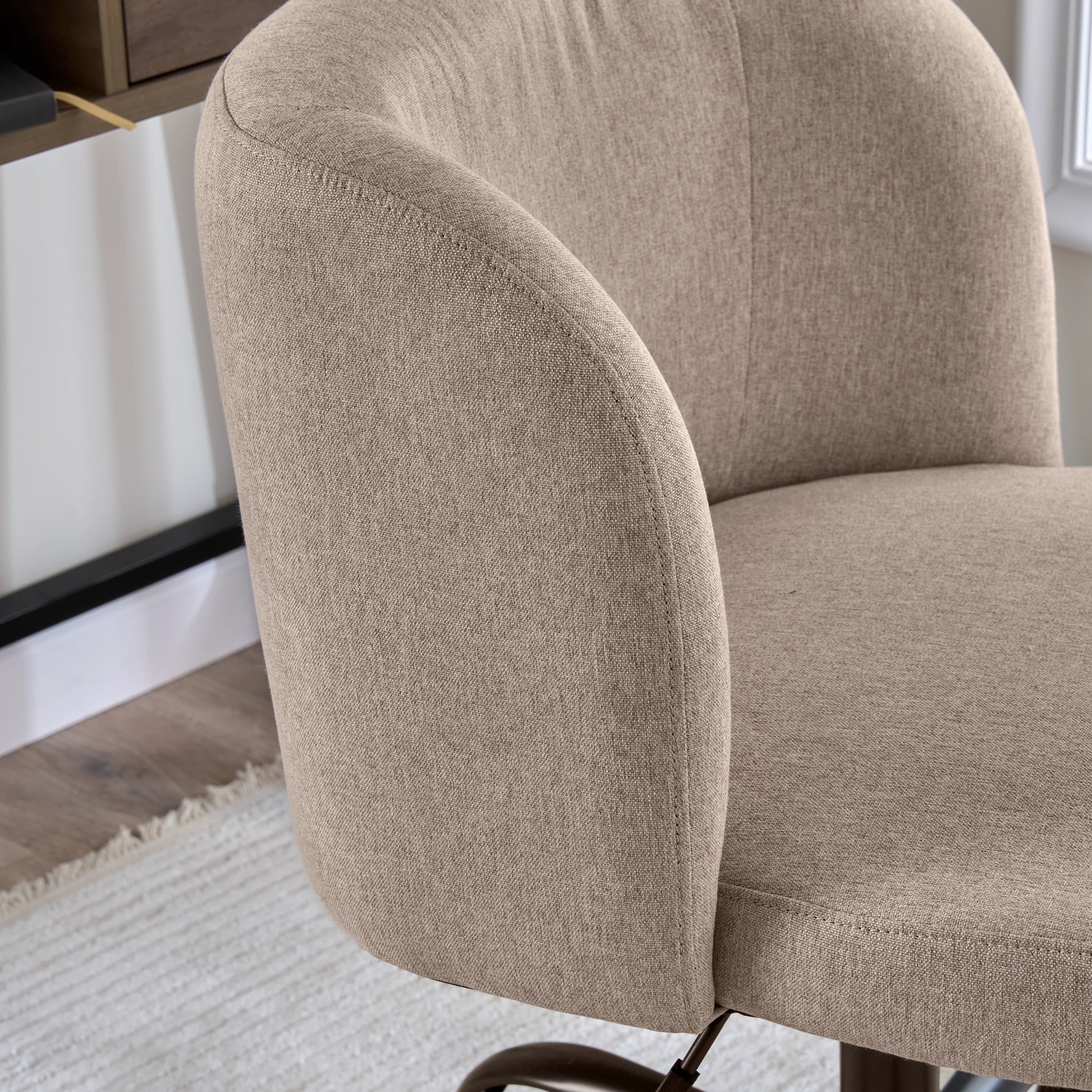 Pembroke Armless Desk Chair for Home Office