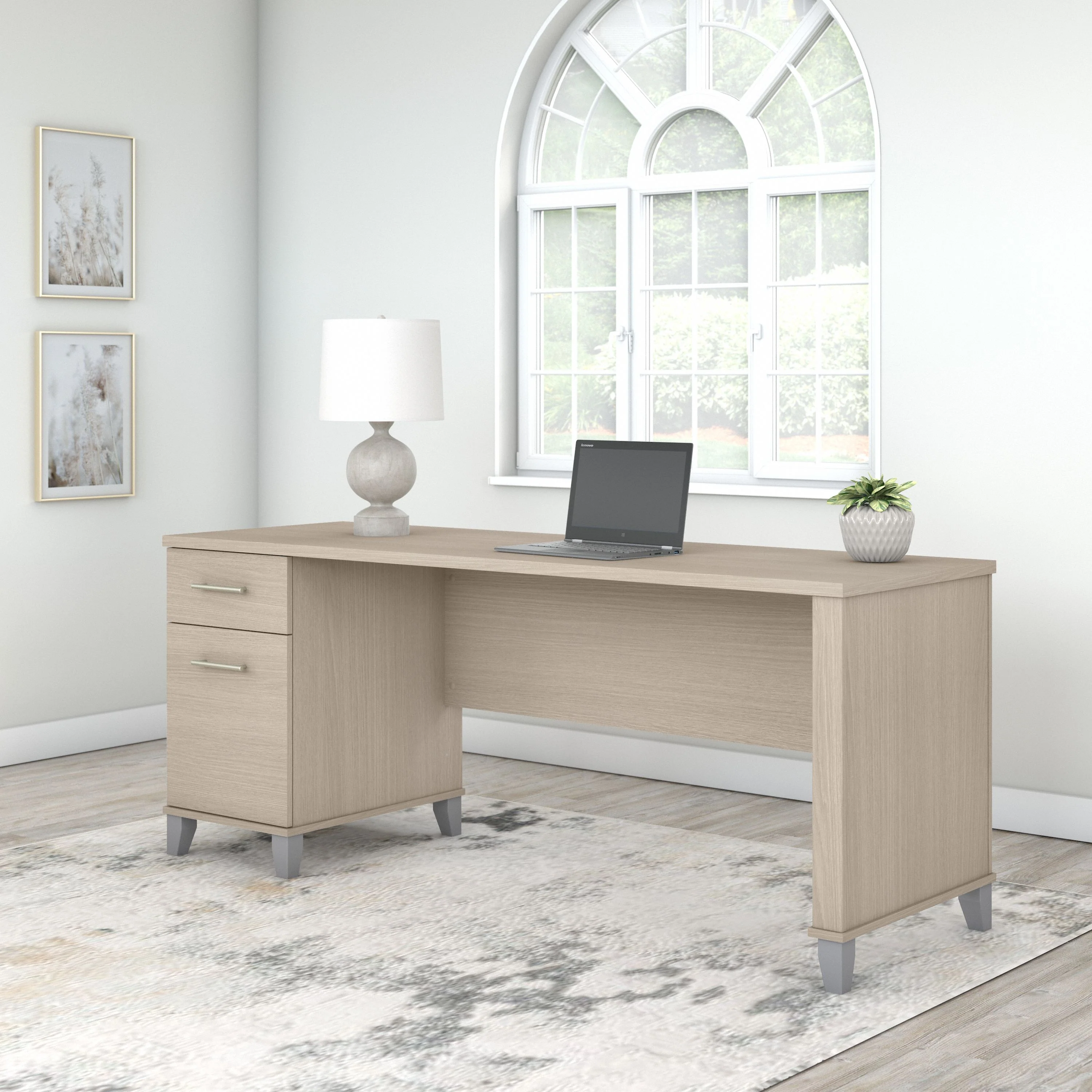 Somerset 72W Office Desk with Drawers