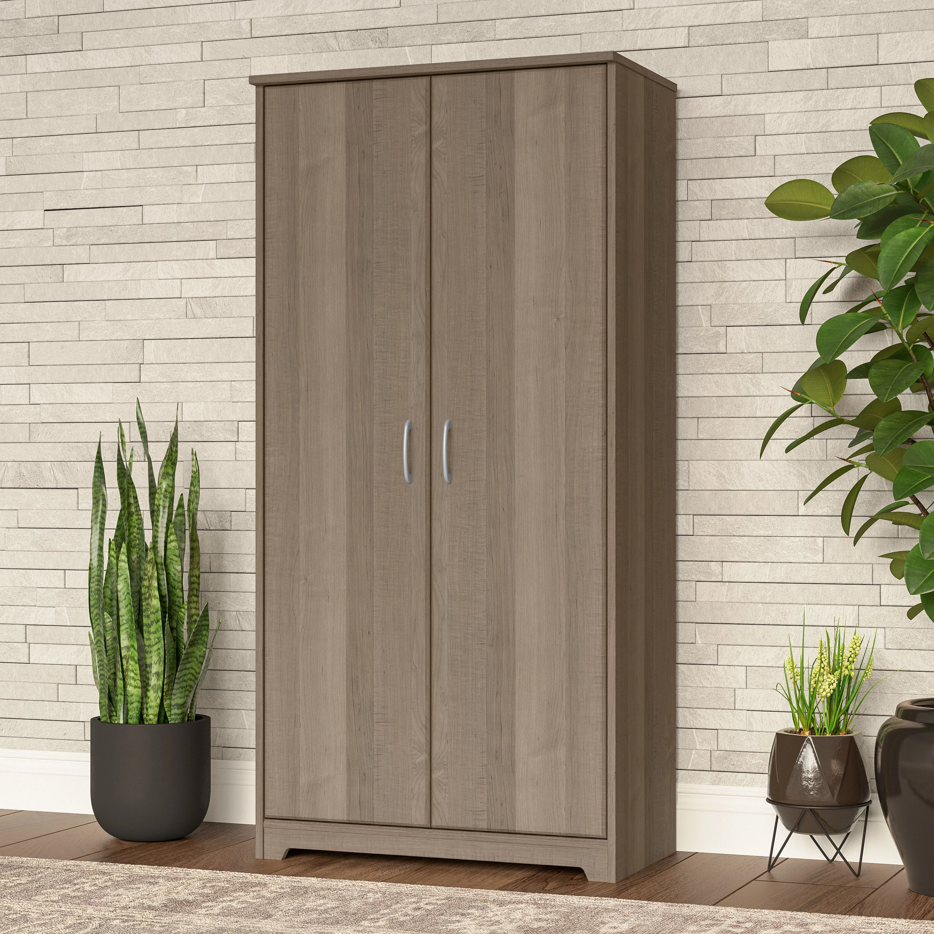 Cabot Tall Storage Cabinet with Doors