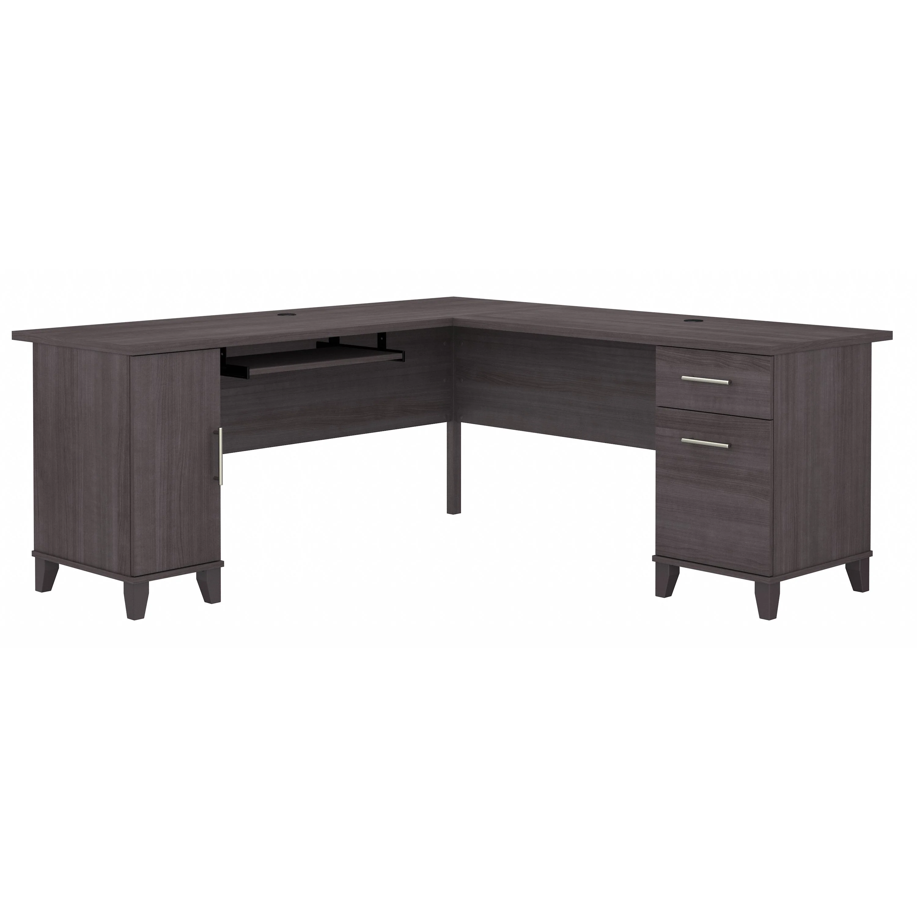 Somerset 72W L Shaped Desk with Storage