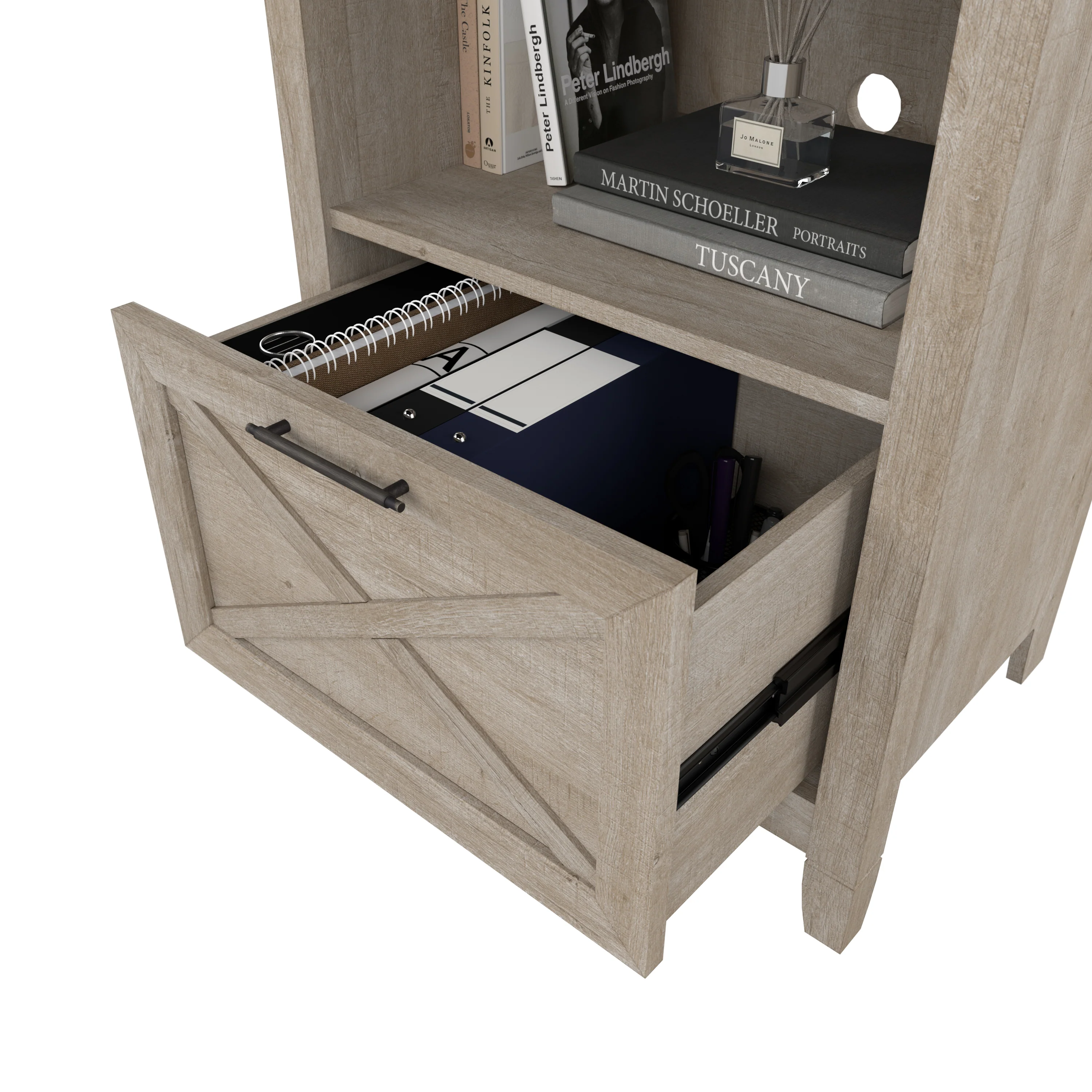Key West Lateral File Cabinet with Shelf