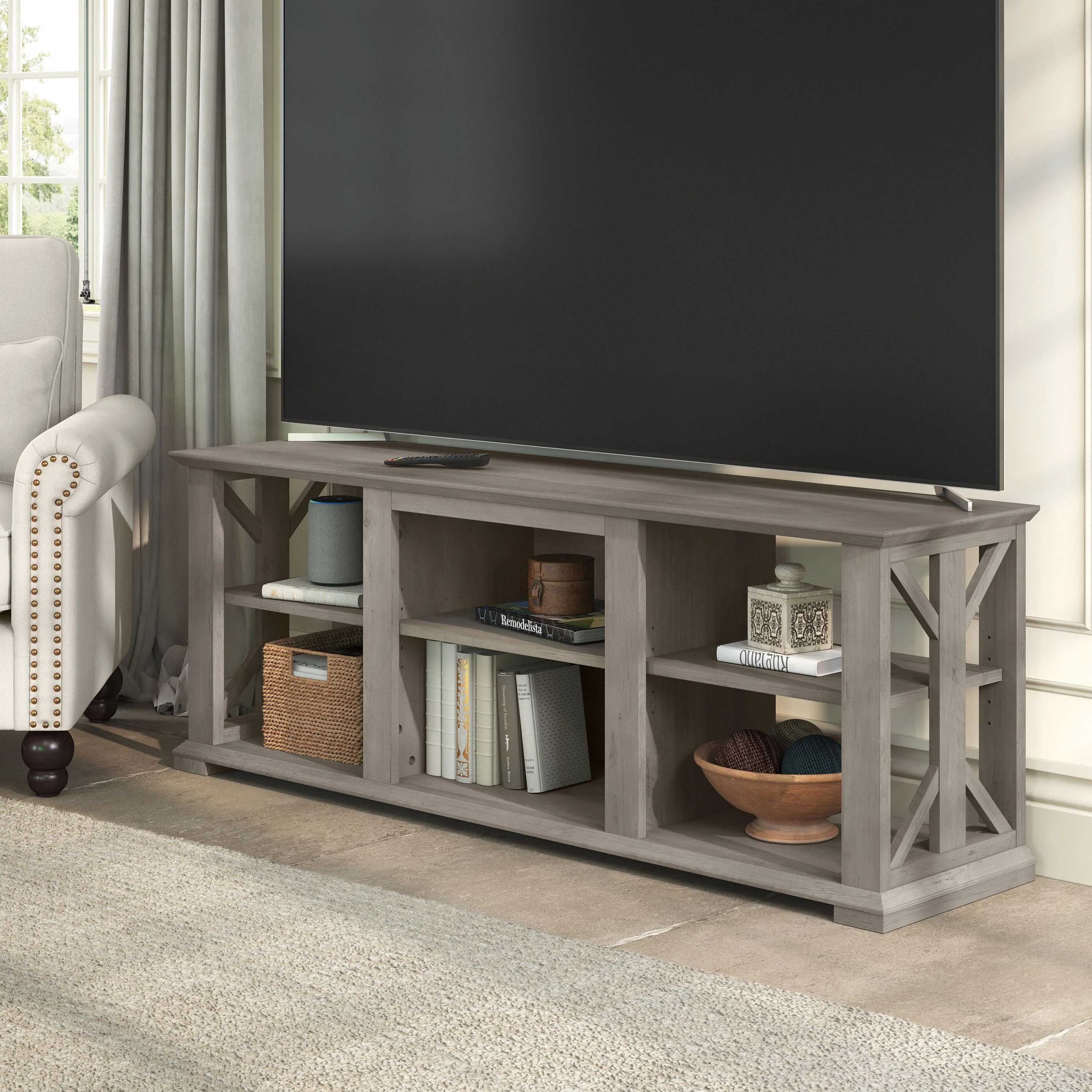 Homestead Farmhouse TV Stand for 70 Inch TV