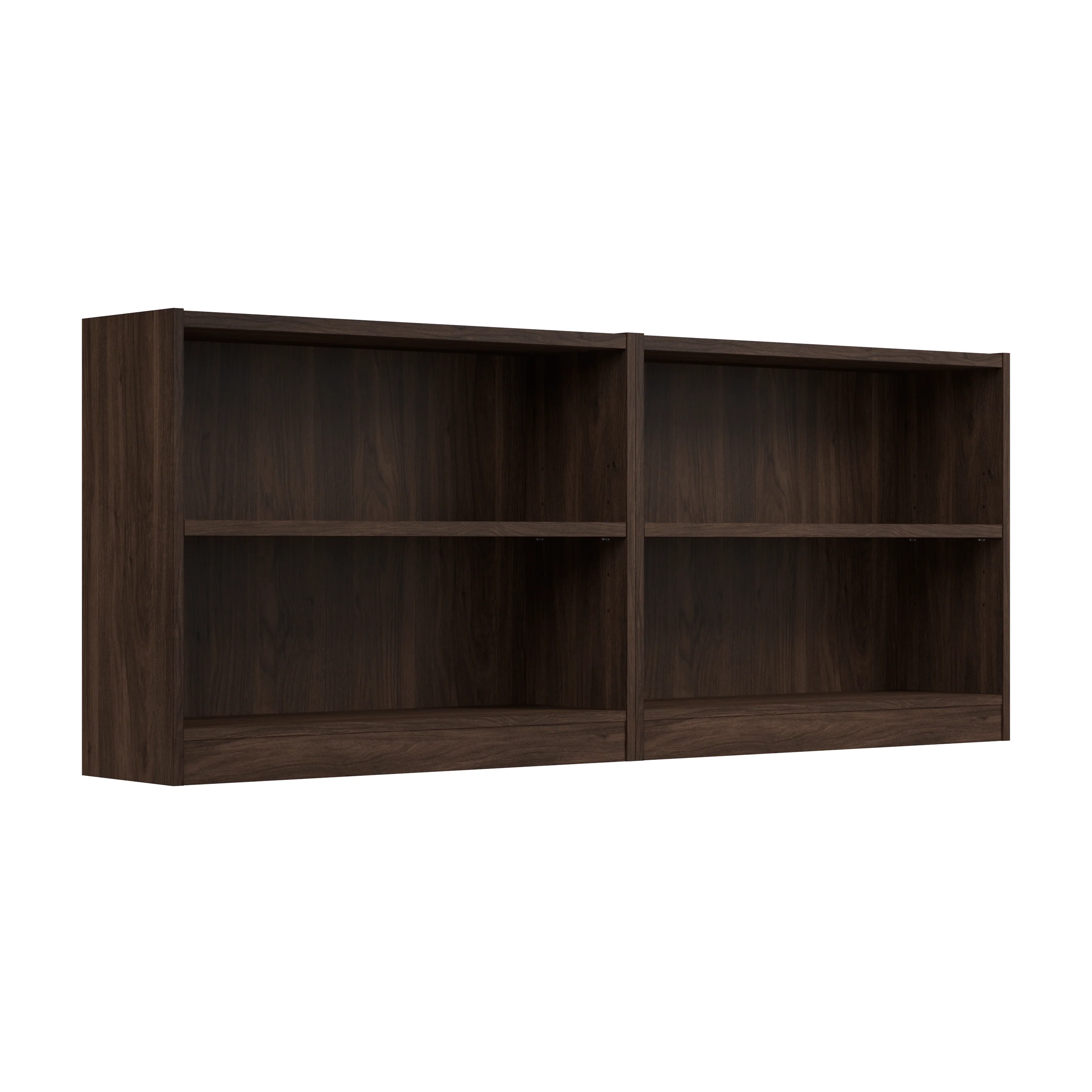 Universal Small 2 Shelf Bookcase - Set of 2
