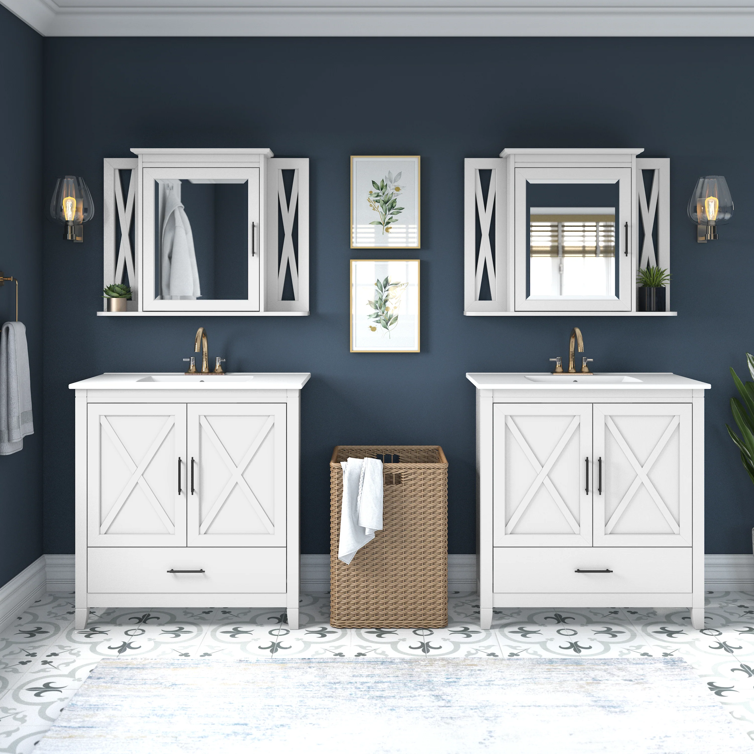 Key West 32W Bathroom Vanity with Sink