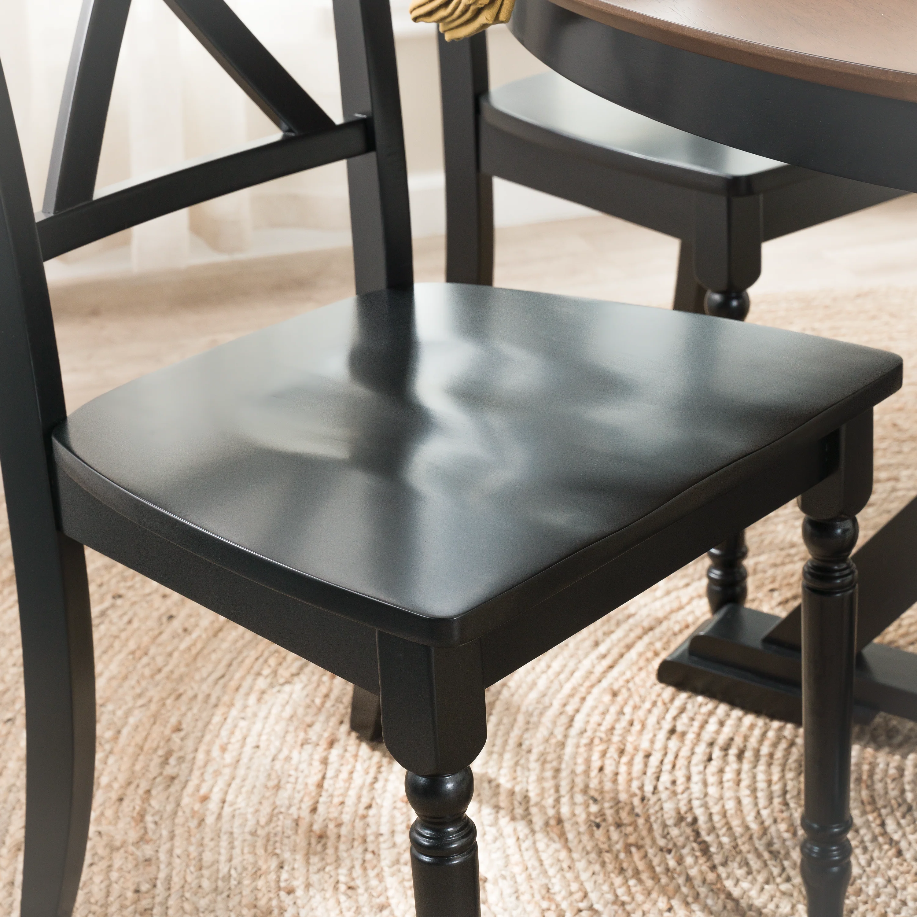 Sterling Cross Back Dining Chairs - Set of 2