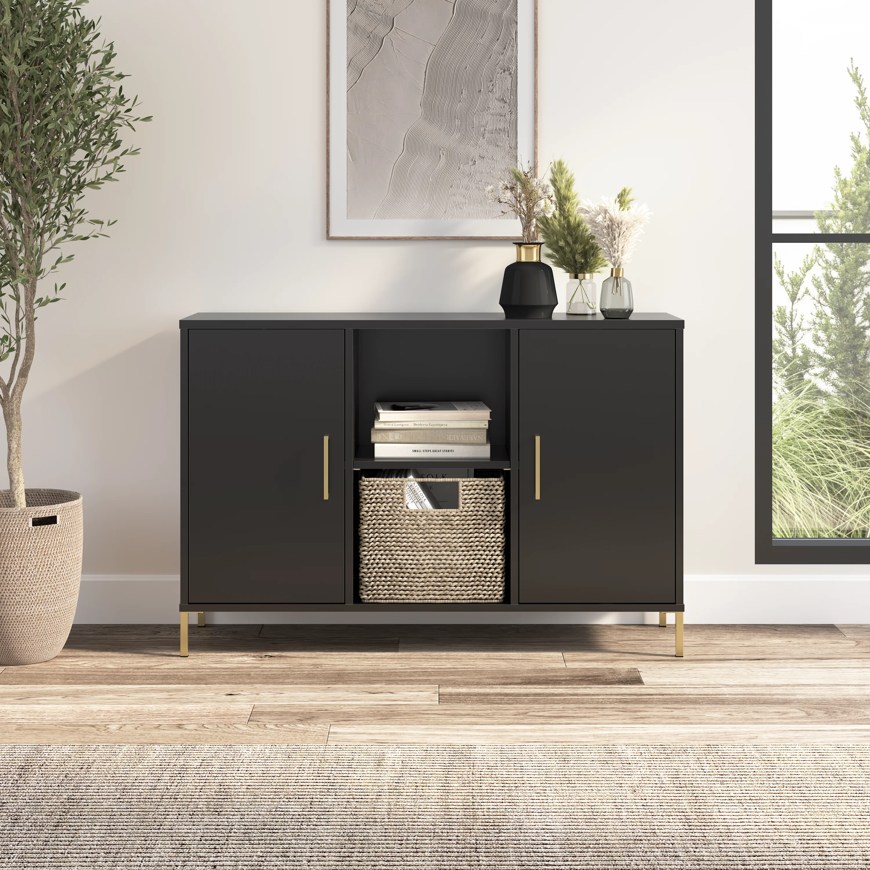 Soho Accent Cabinet with Doors