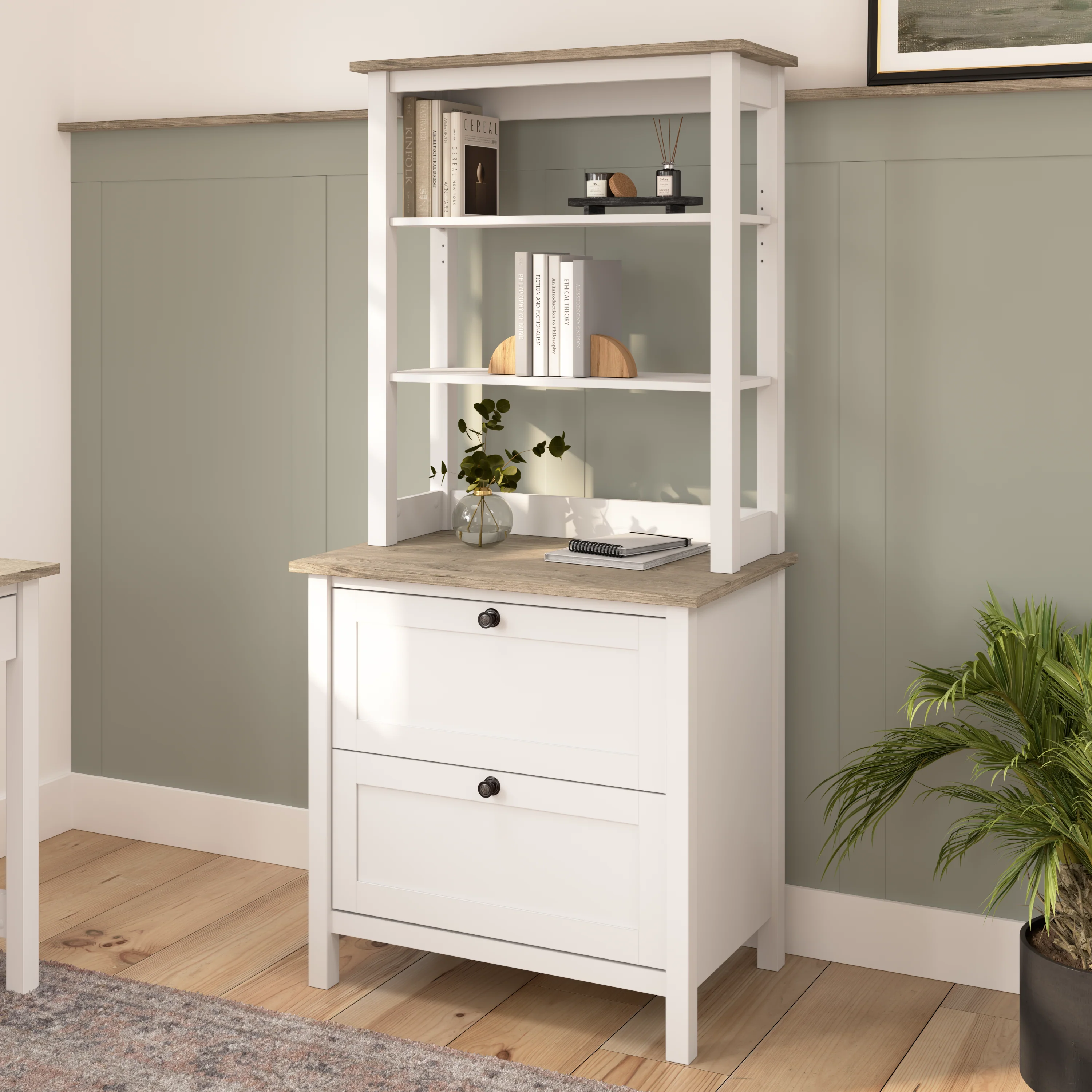 Mayfield Bookcase with Drawers