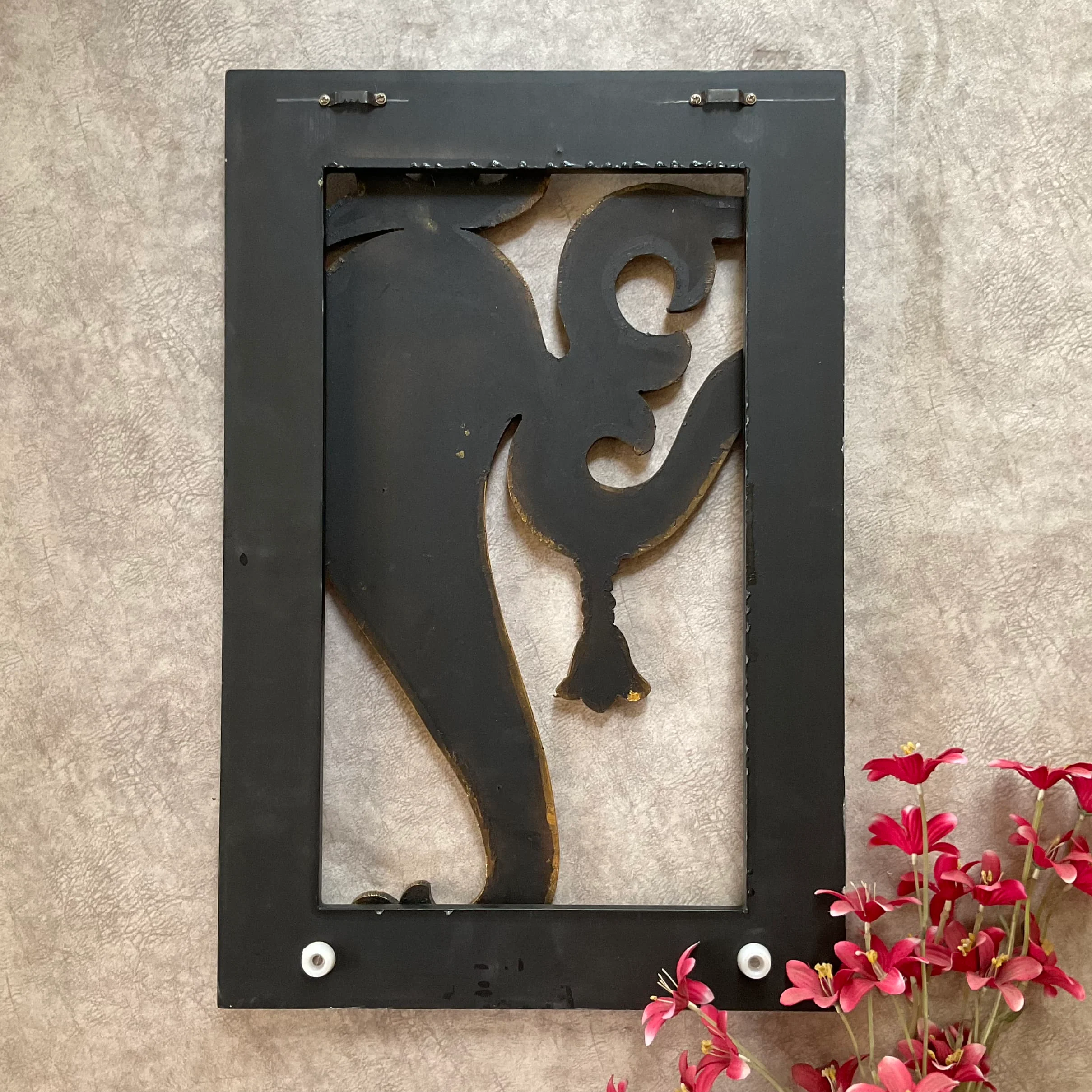 24 Inches Om Ganesha Wall Hanging - Wall Decor For Living Room