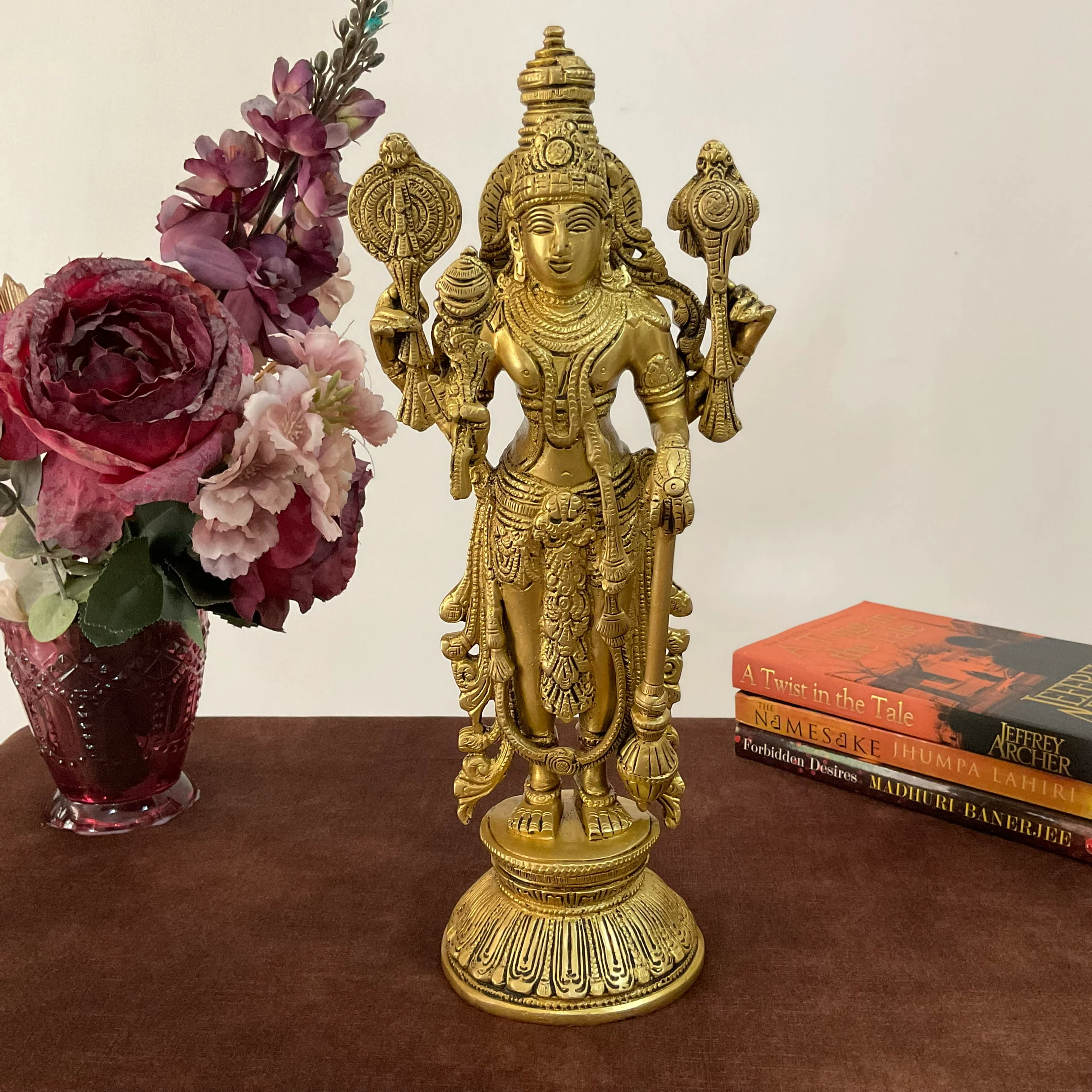 Satyanarayan Brass Idol, Lord Vishnu Pooja Murti