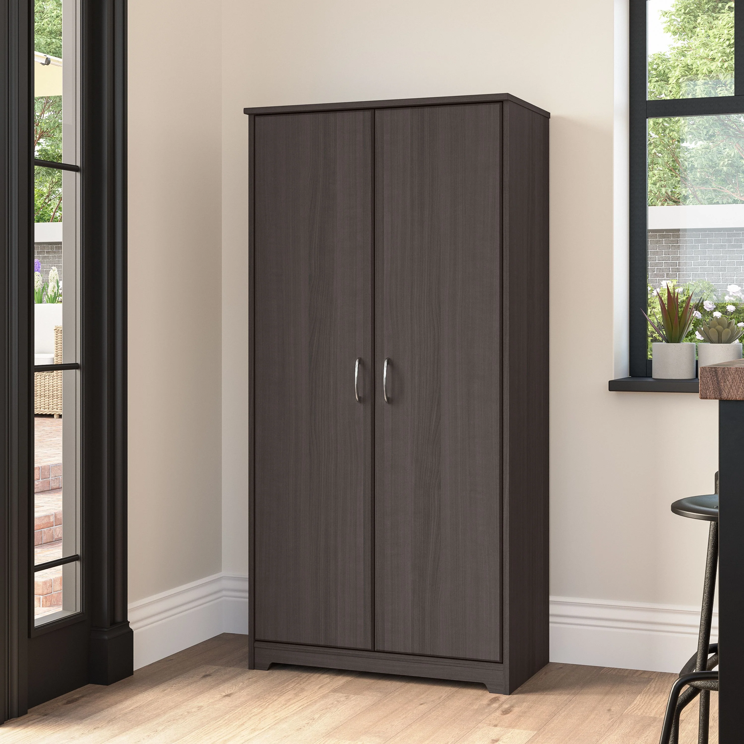 Cabot Tall Storage Cabinet with Doors