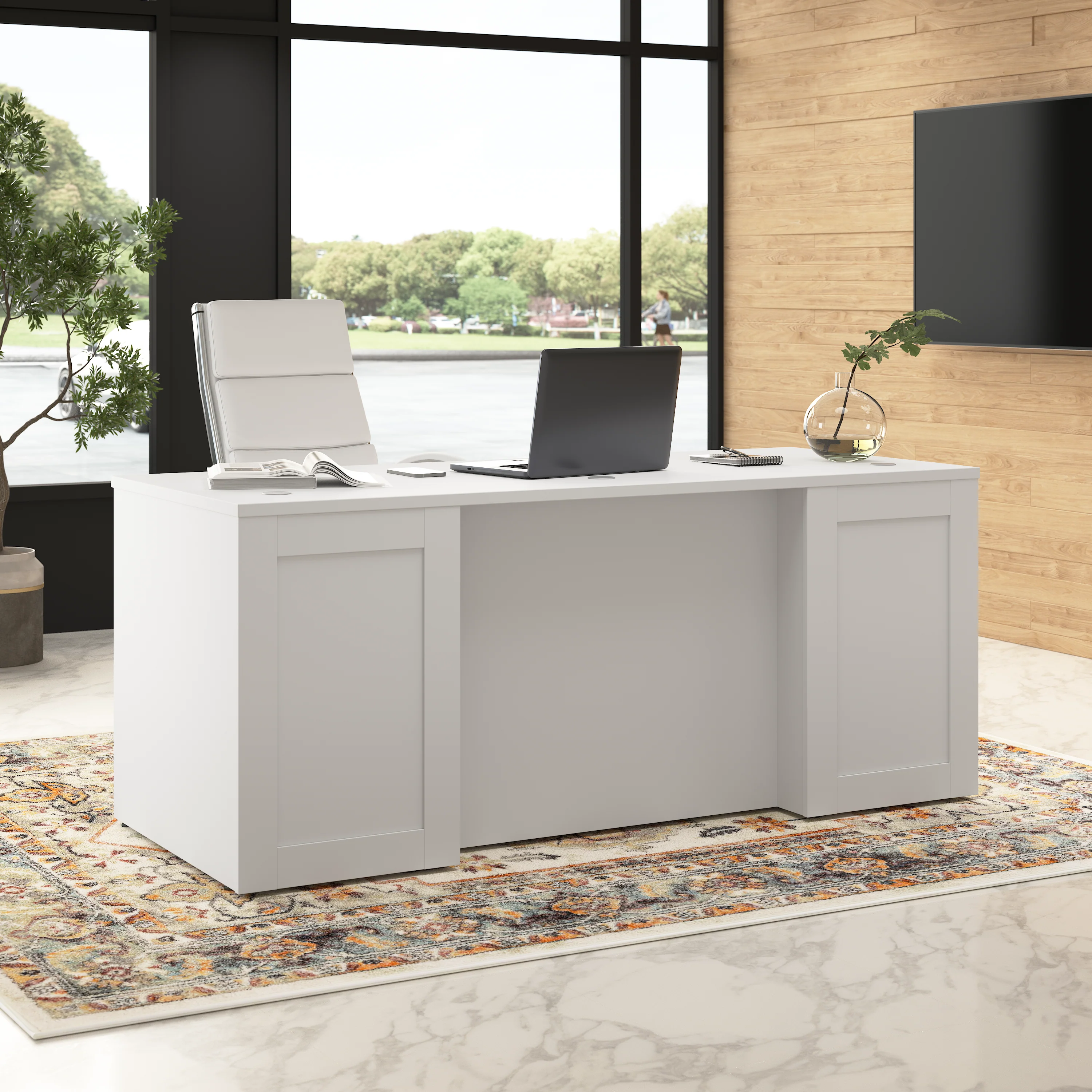 Hampton Heights 72W x 30D Executive Desk