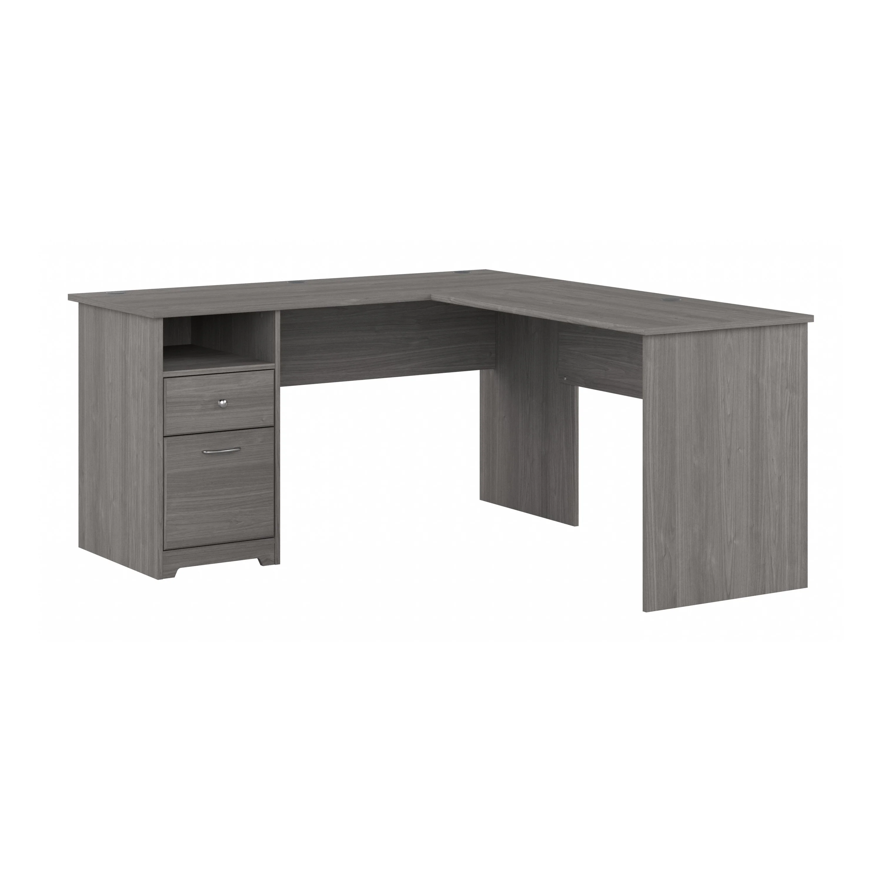 Cabot 60W L Shaped Computer Desk with Drawers
