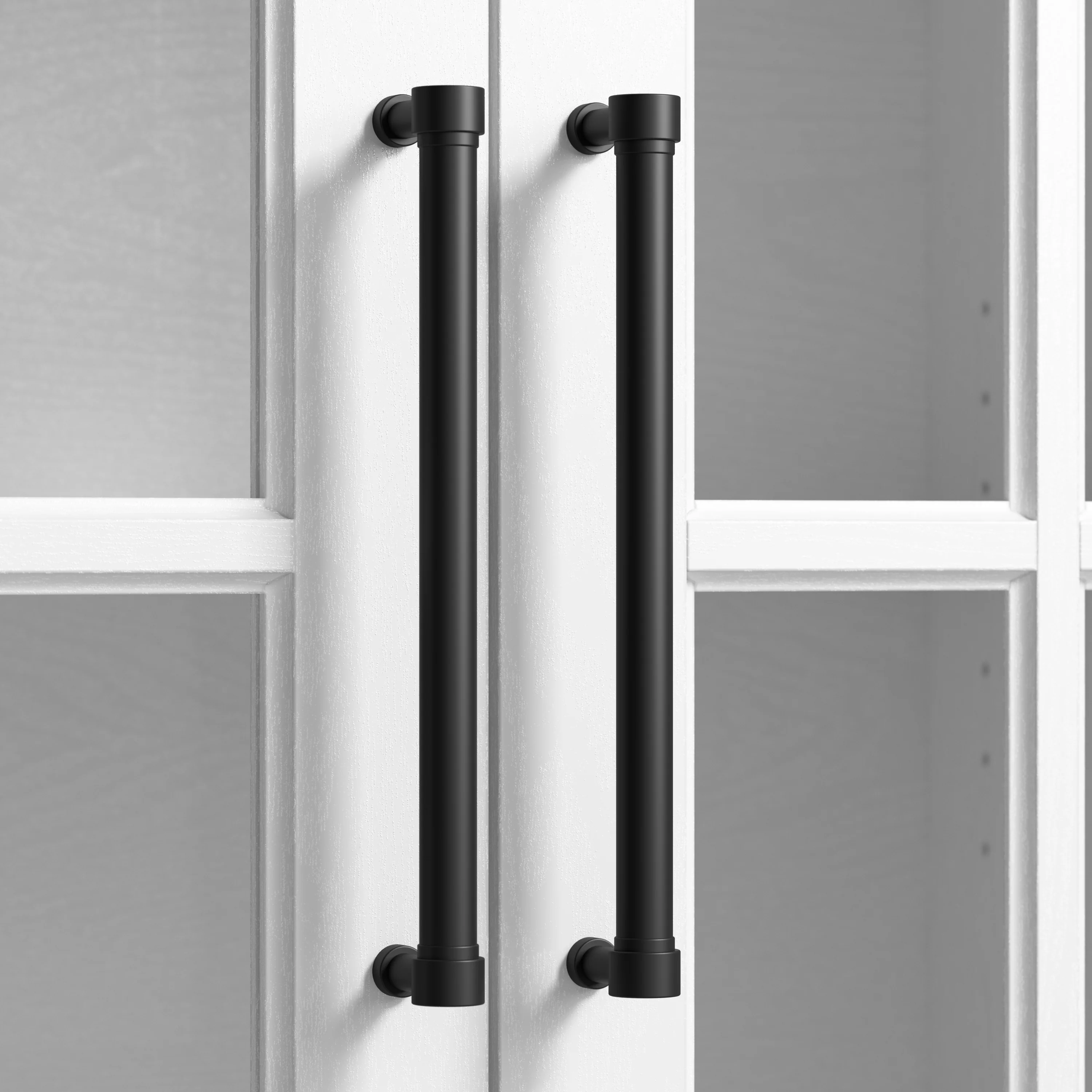 Westbrook 5 Shelf Bookcase with Glass Doors