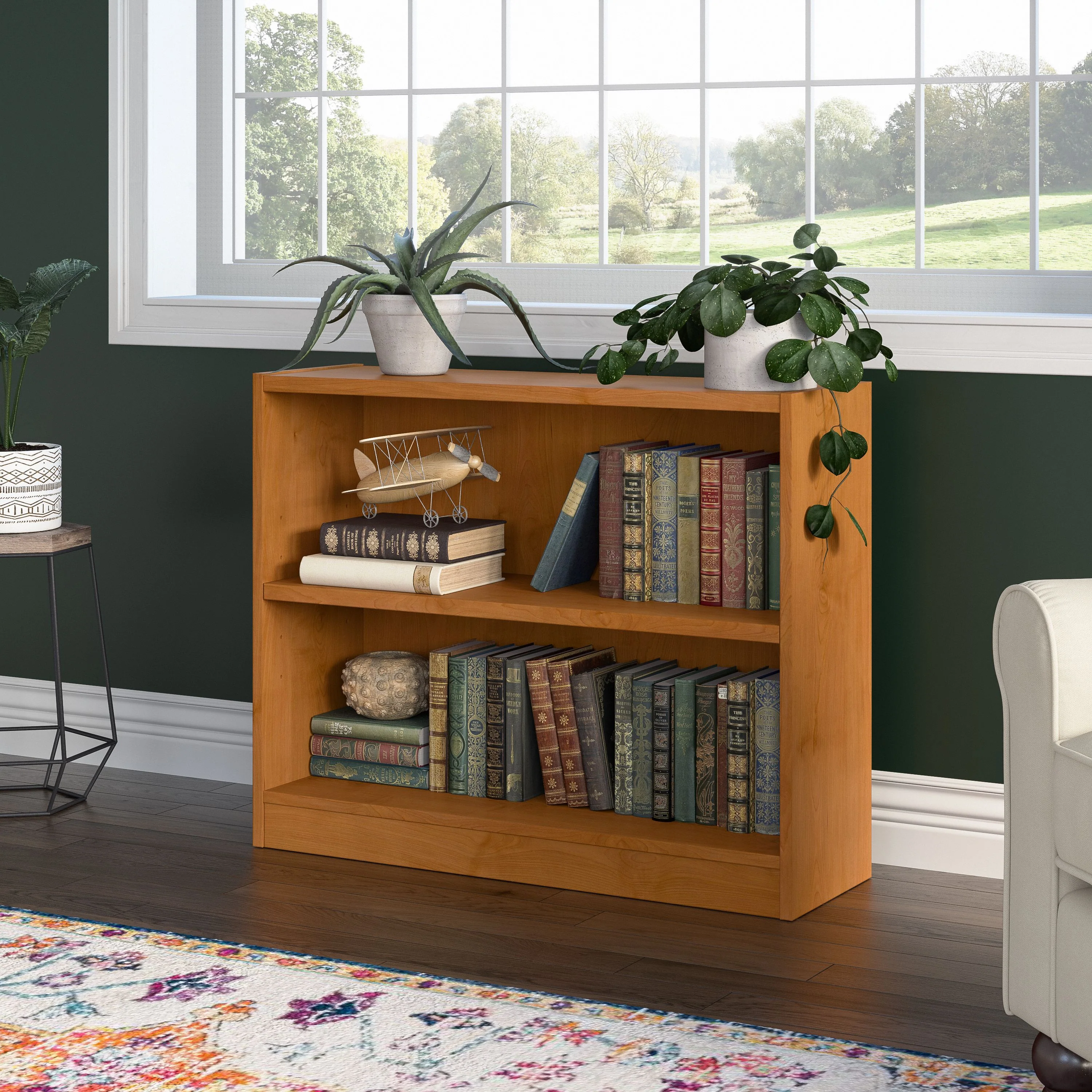 Universal Small 2 Shelf Bookcase