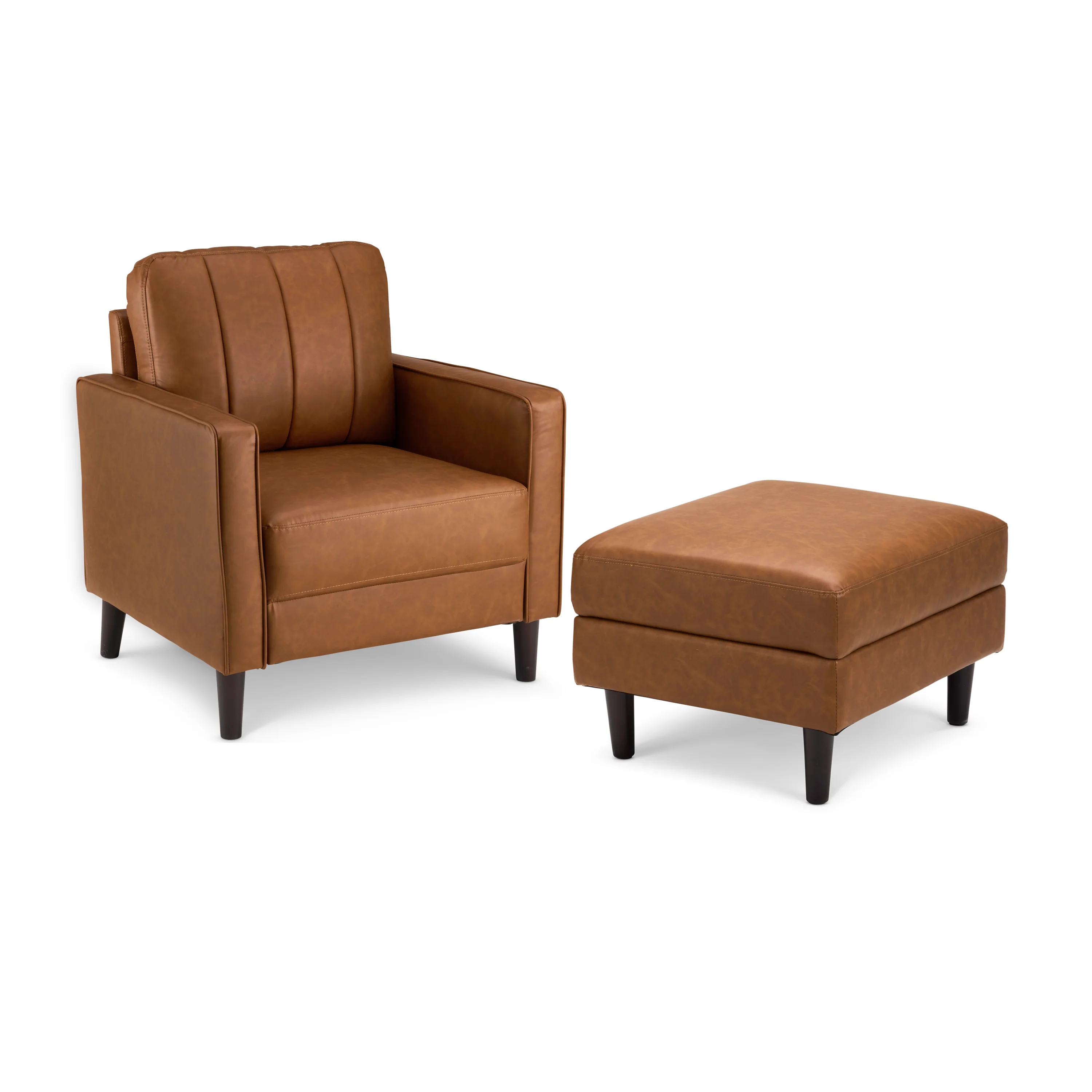 Bush Home Max Accent Chair and Storage Ottoman