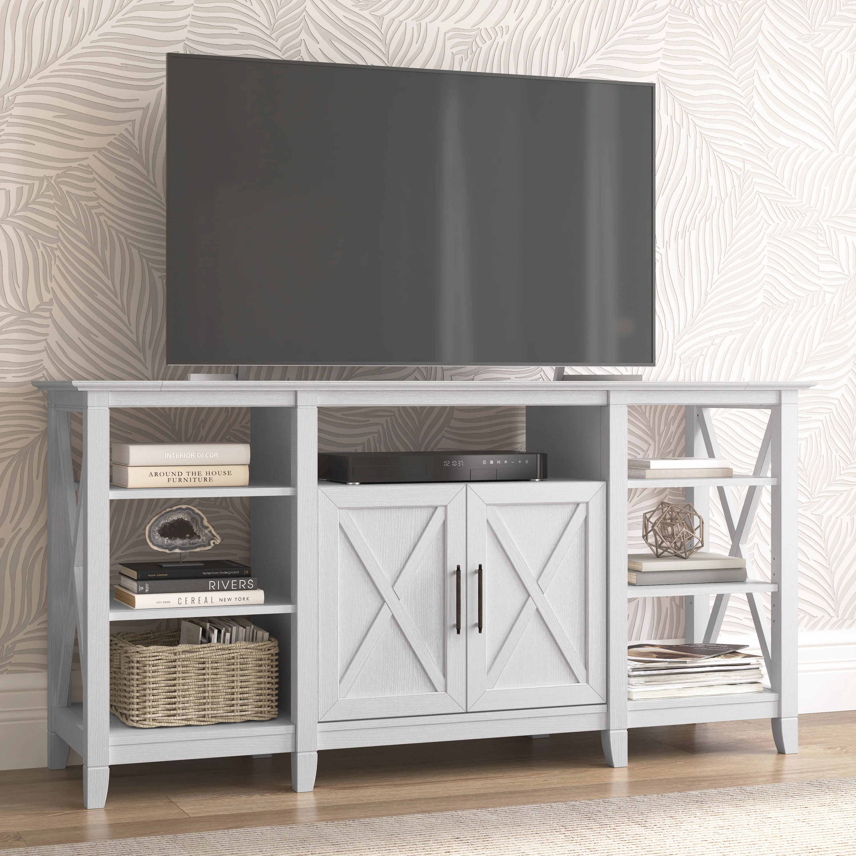 Key West Tall TV Stand for 65 Inch TV