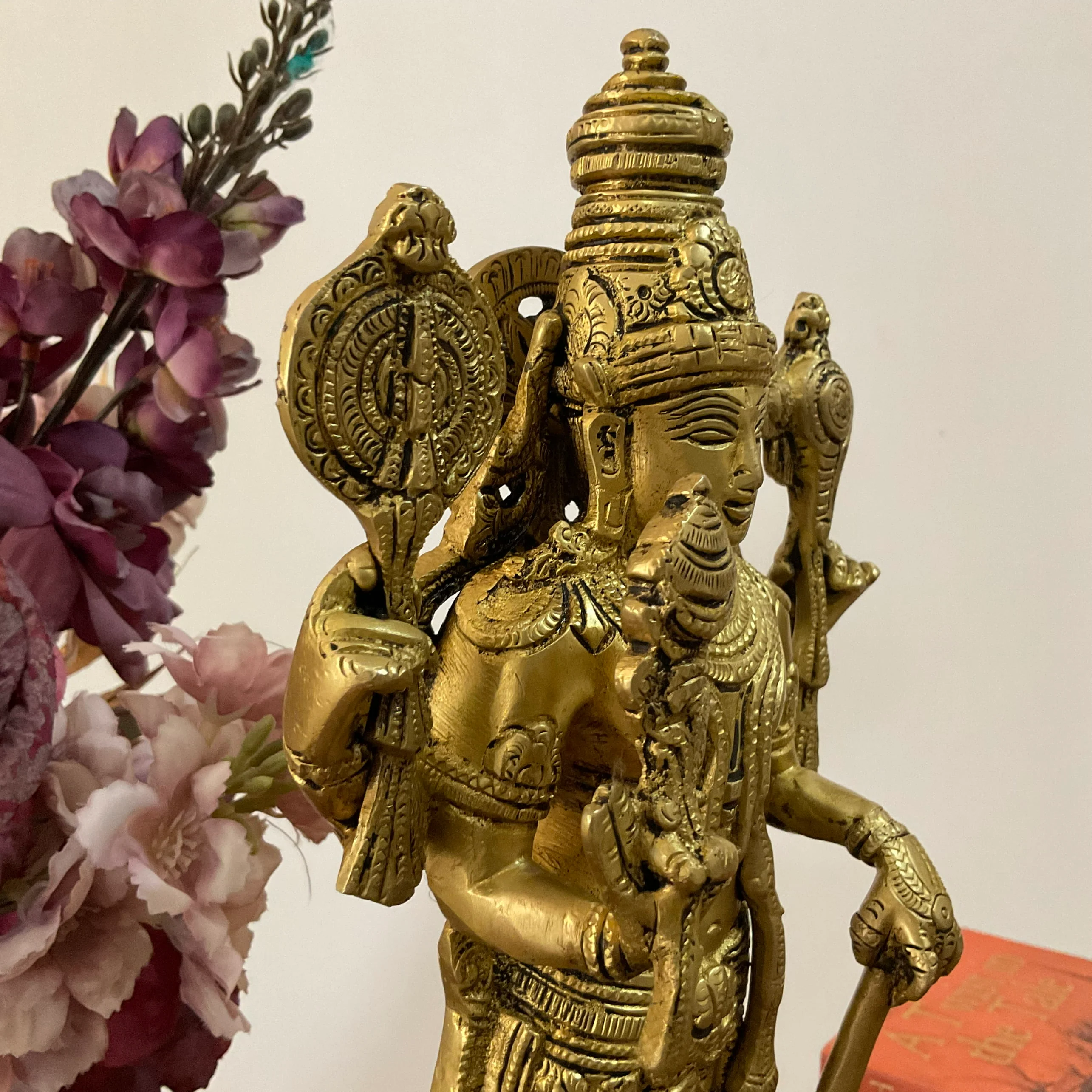 Satyanarayan Brass Idol, Lord Vishnu Pooja Murti