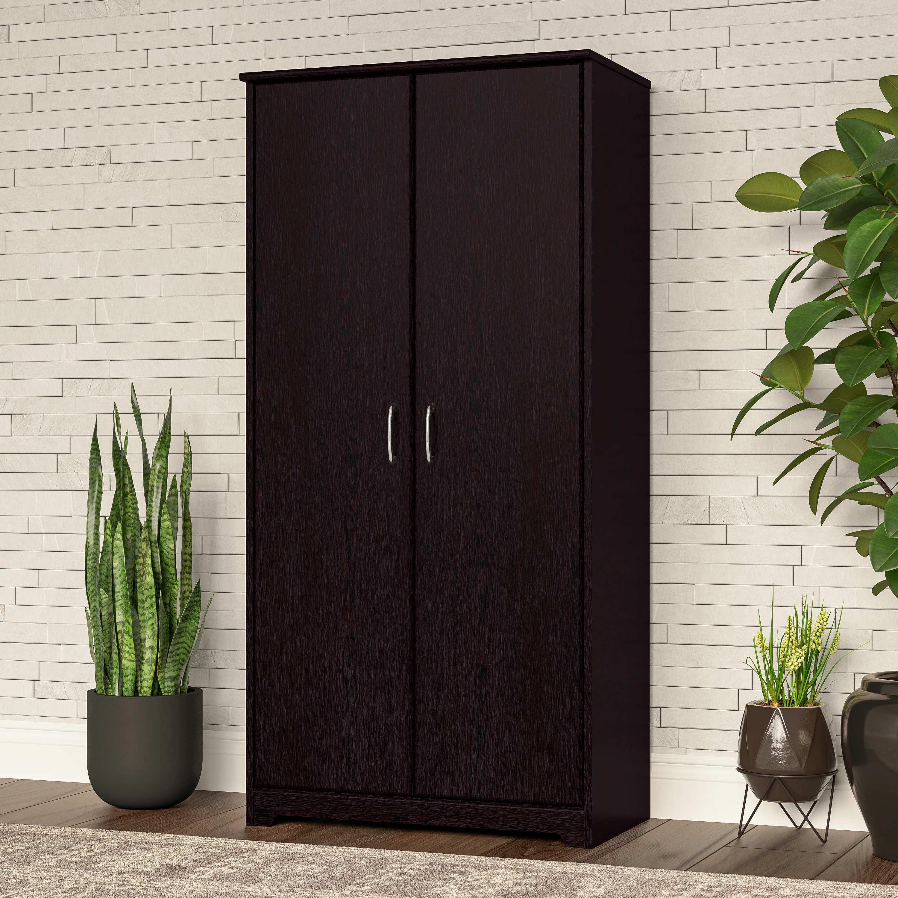 Cabot Tall Storage Cabinet with Doors