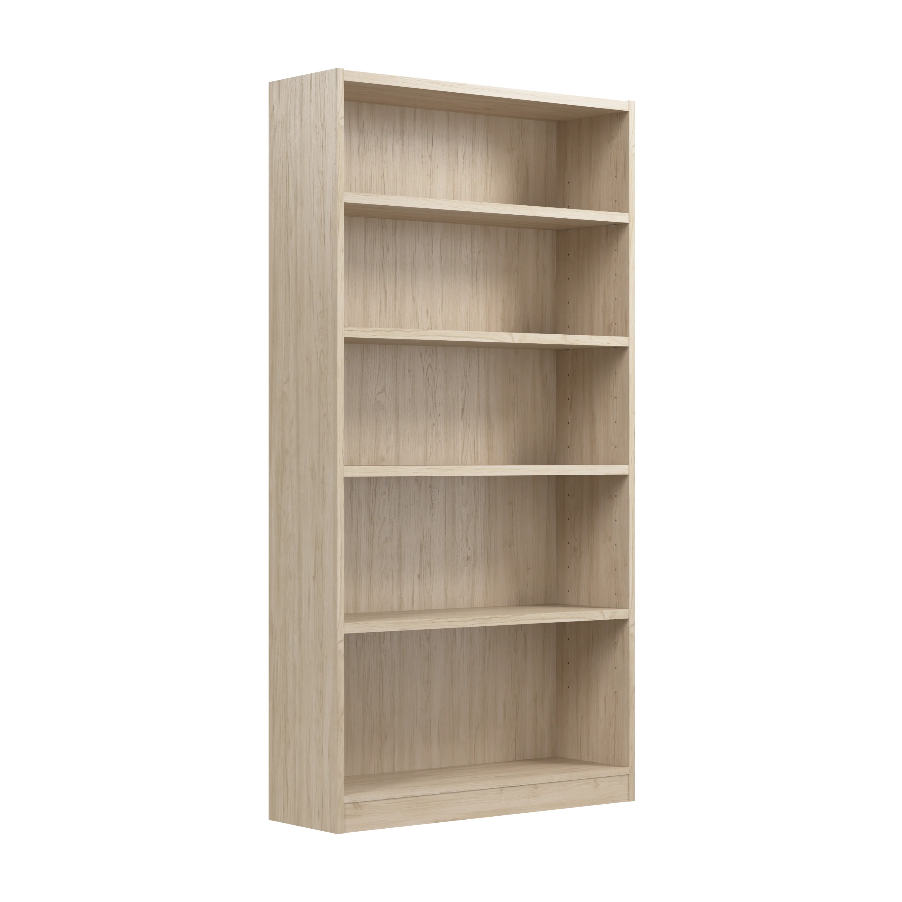 Universal Tall 5 Shelf Bookcase