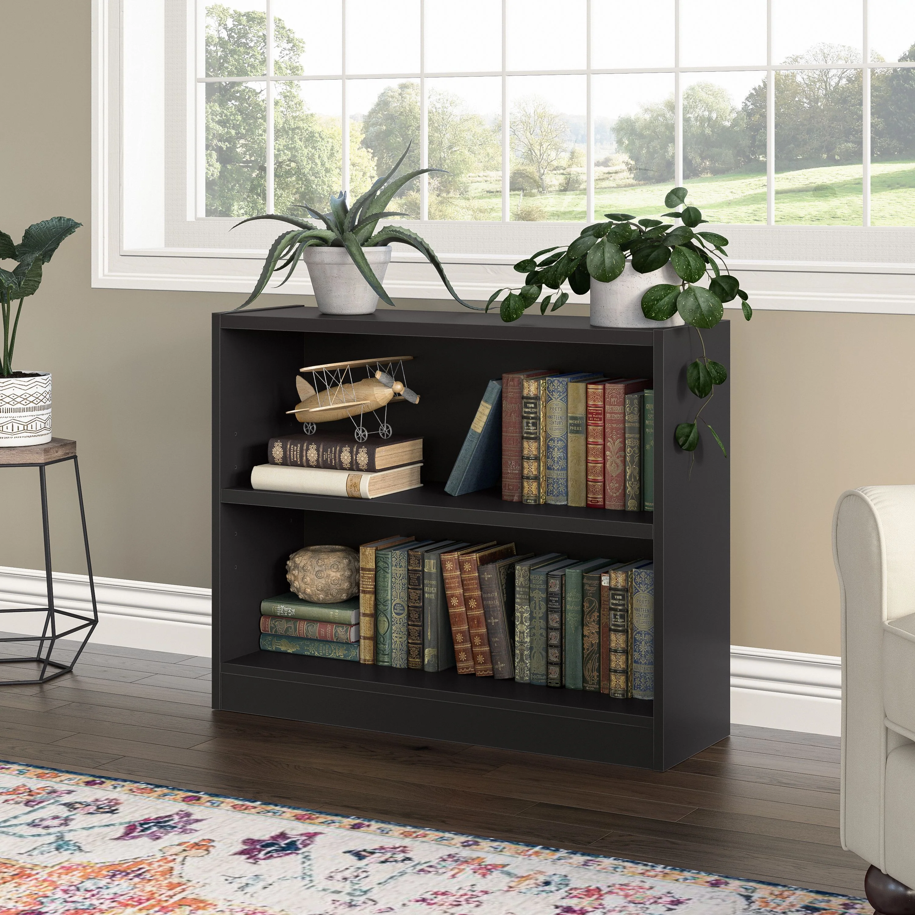 Universal Small 2 Shelf Bookcase
